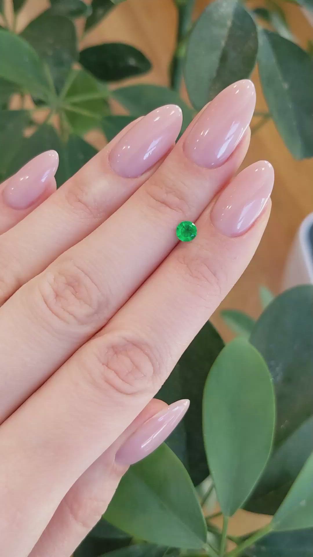 0.26 Ct. Emerald from Afghanistan Size Video