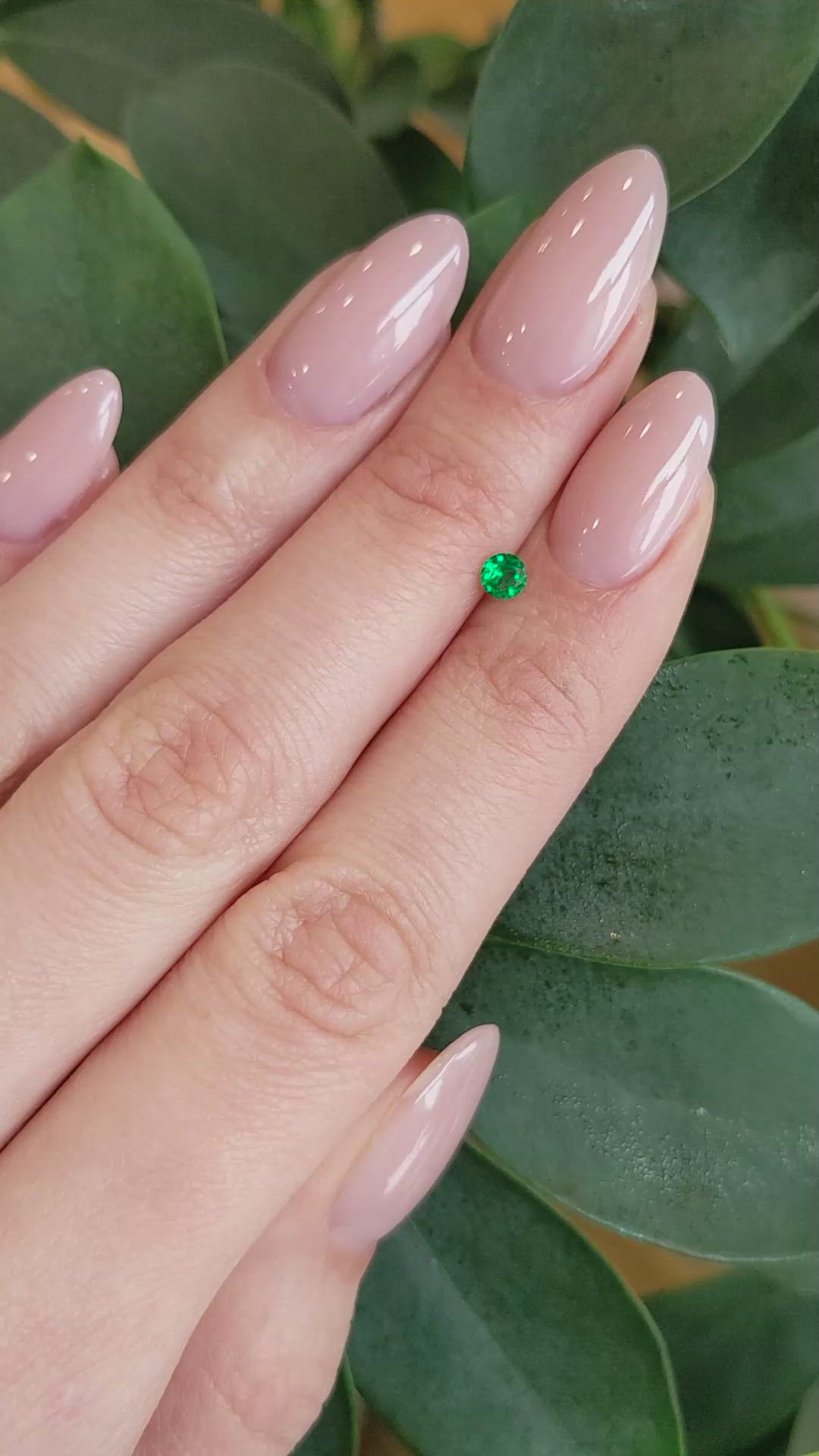 0.17 Ct. Emerald from Afghanistan Size Video