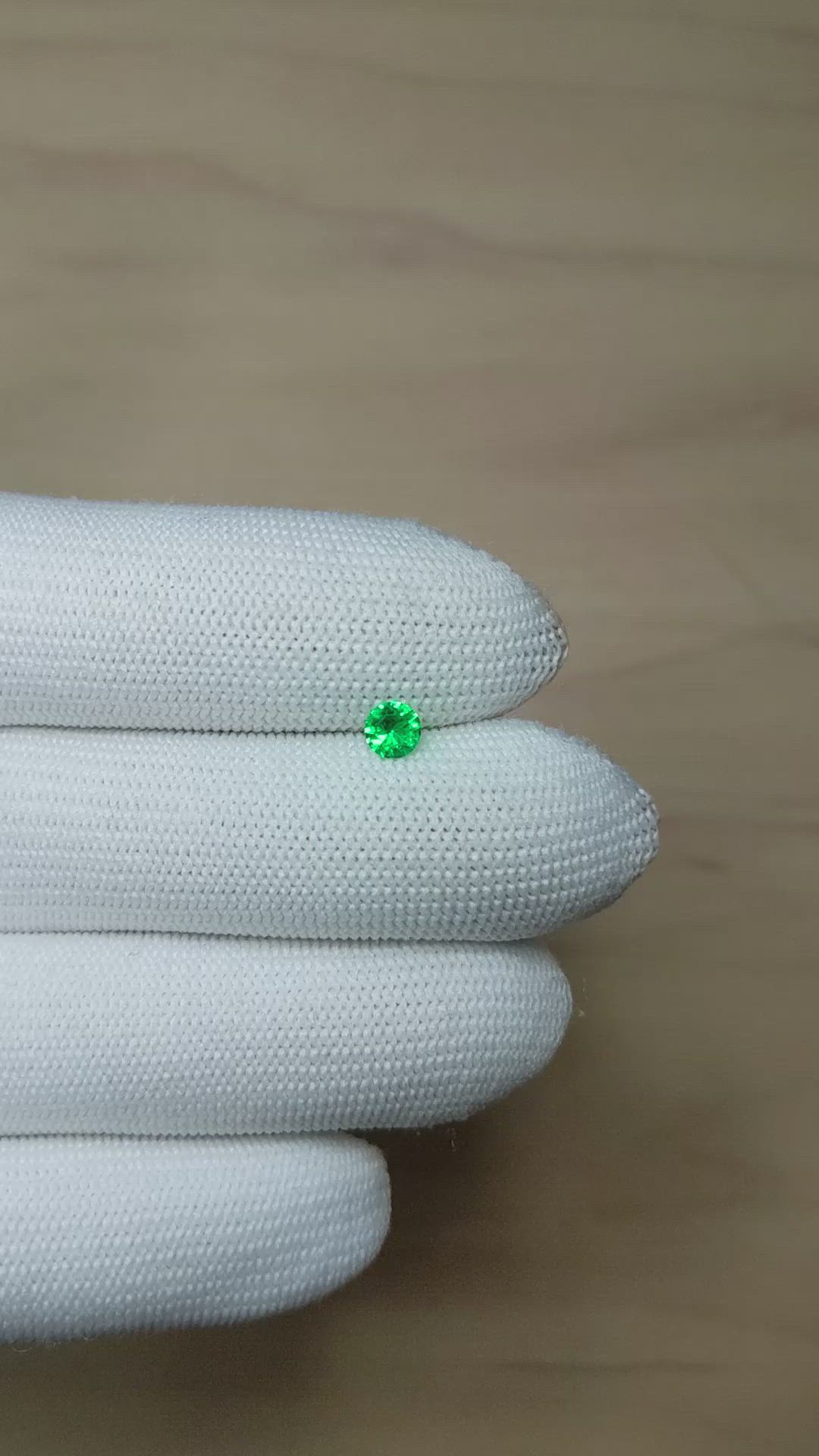 0.32 Ct. Emerald from Afghanistan Size Video