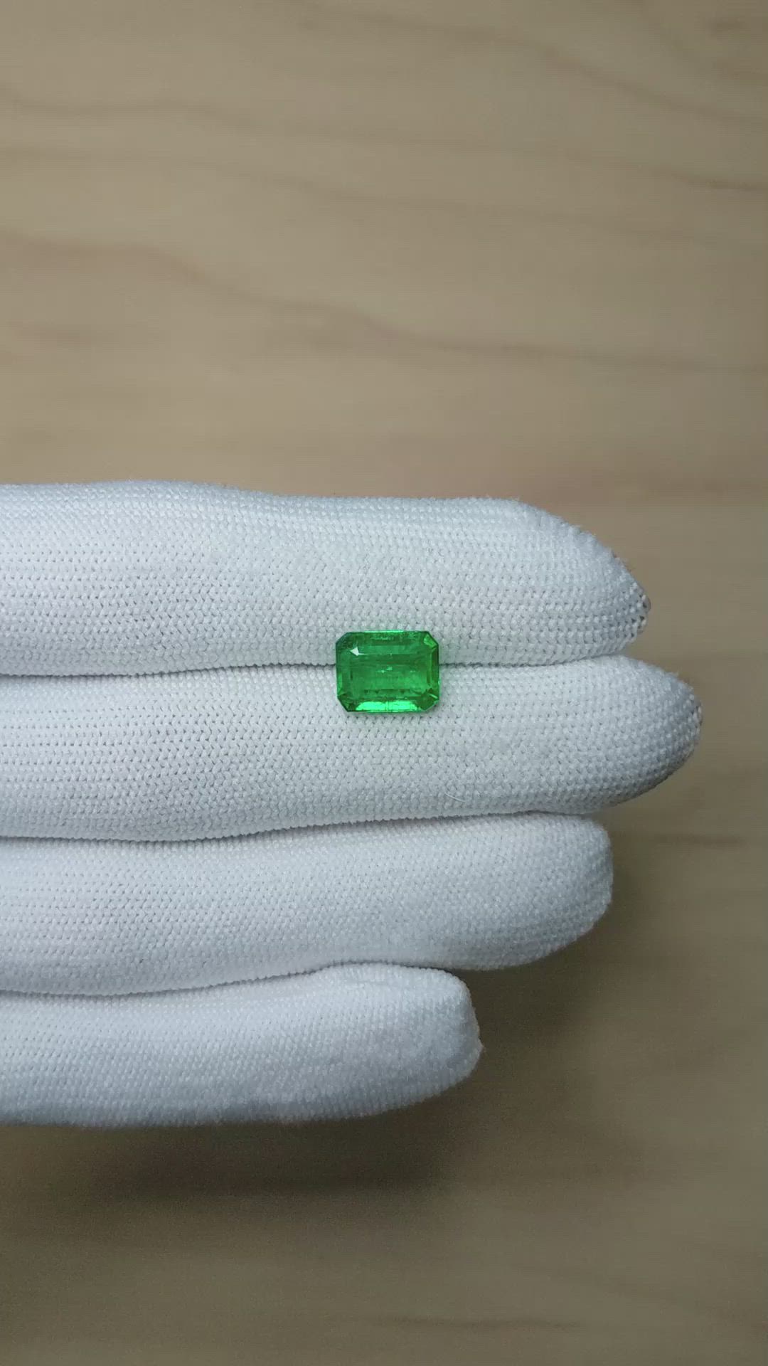 3.14 Ct. Emerald from Afghanistan Size Video