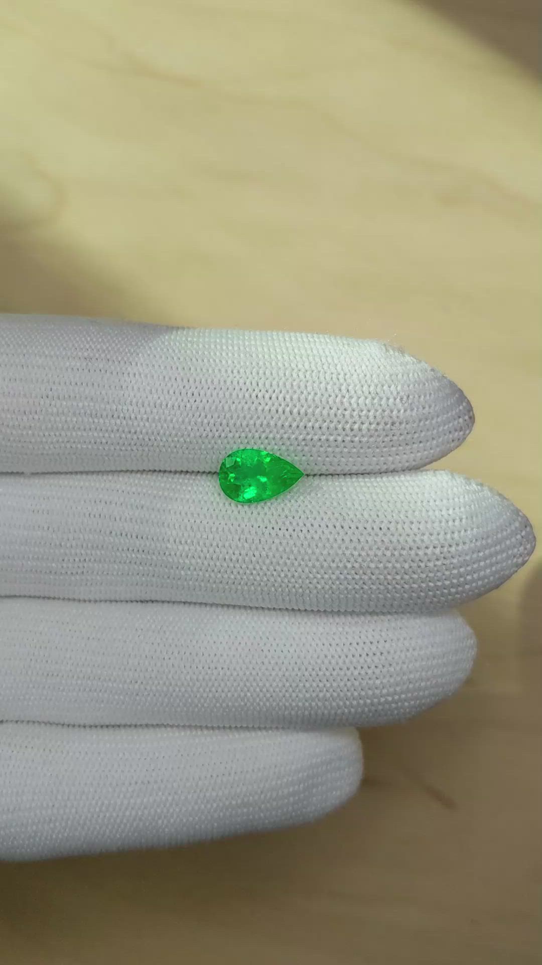 1.75 Ct. Emerald from Colombia Size Video
