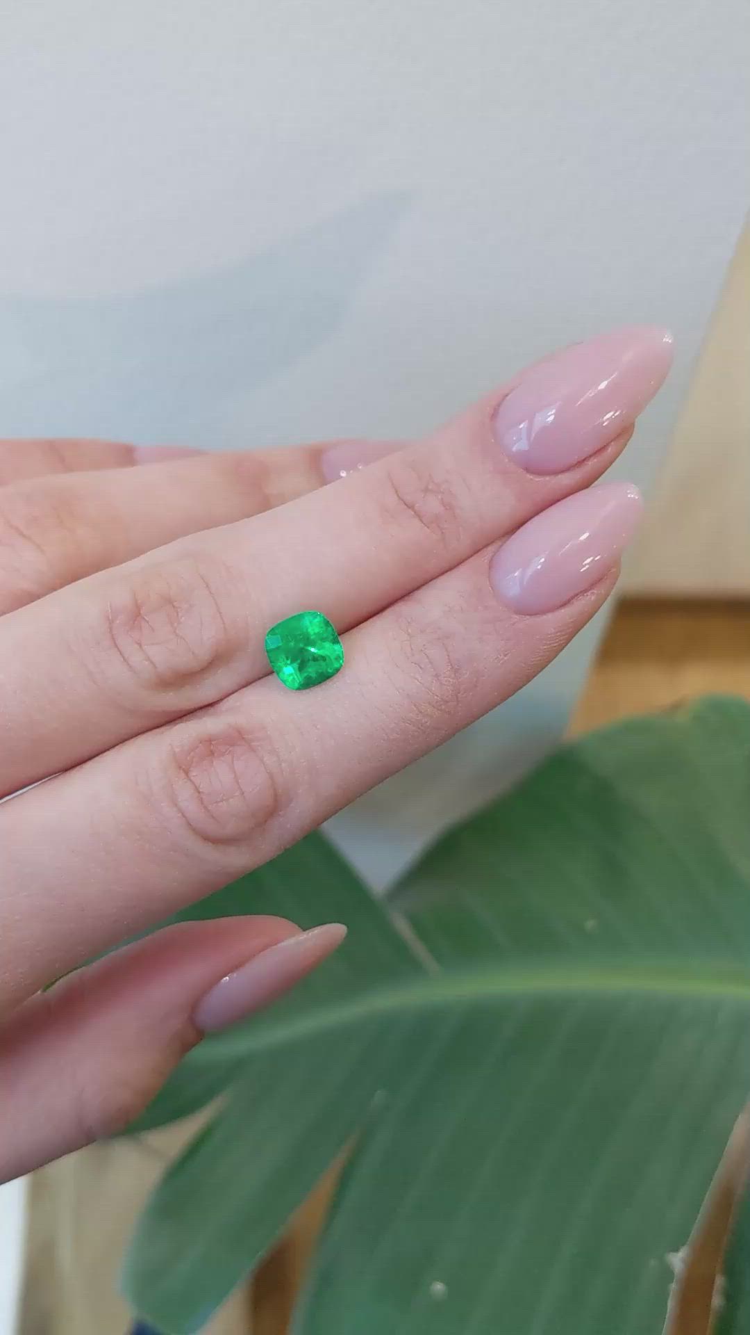 2.06 Ct. Emerald from Colombia Size Video