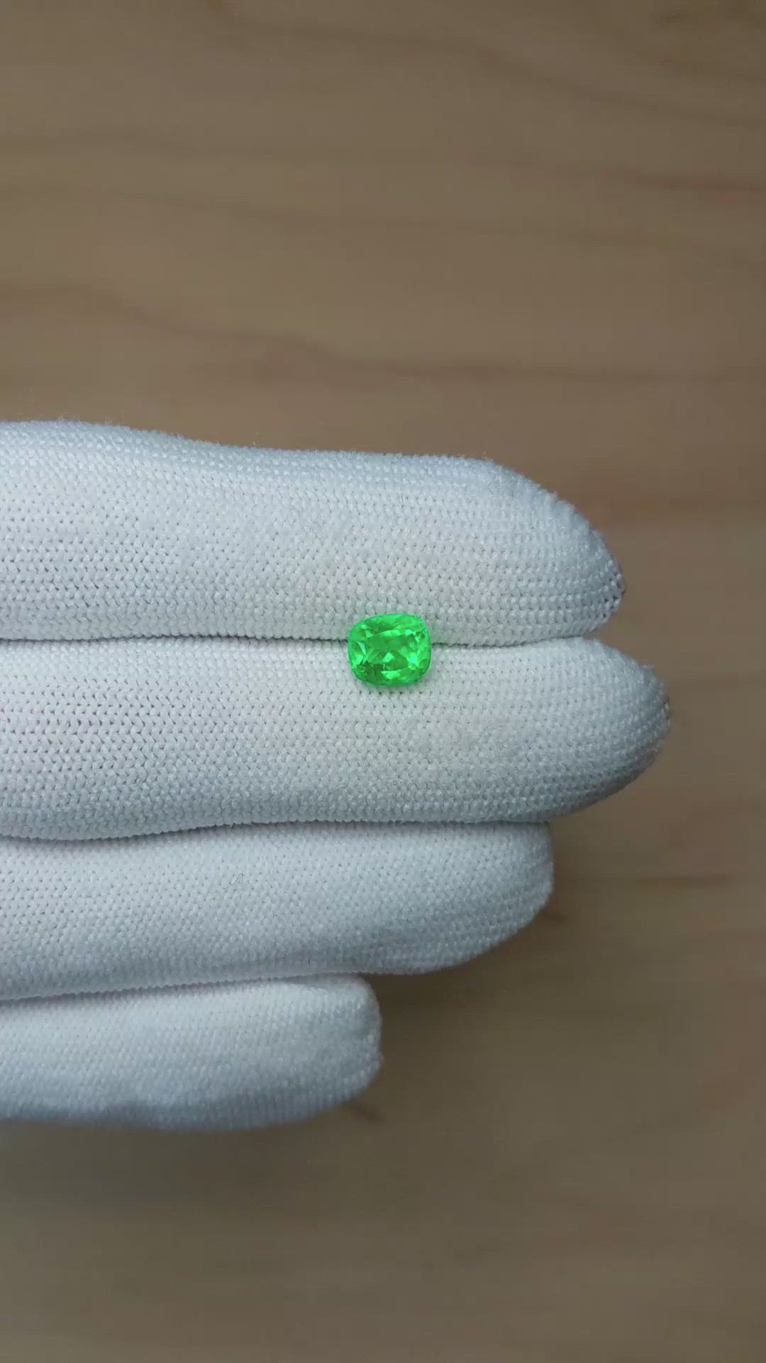 1.53 Ct. Emerald from Colombia Size Video