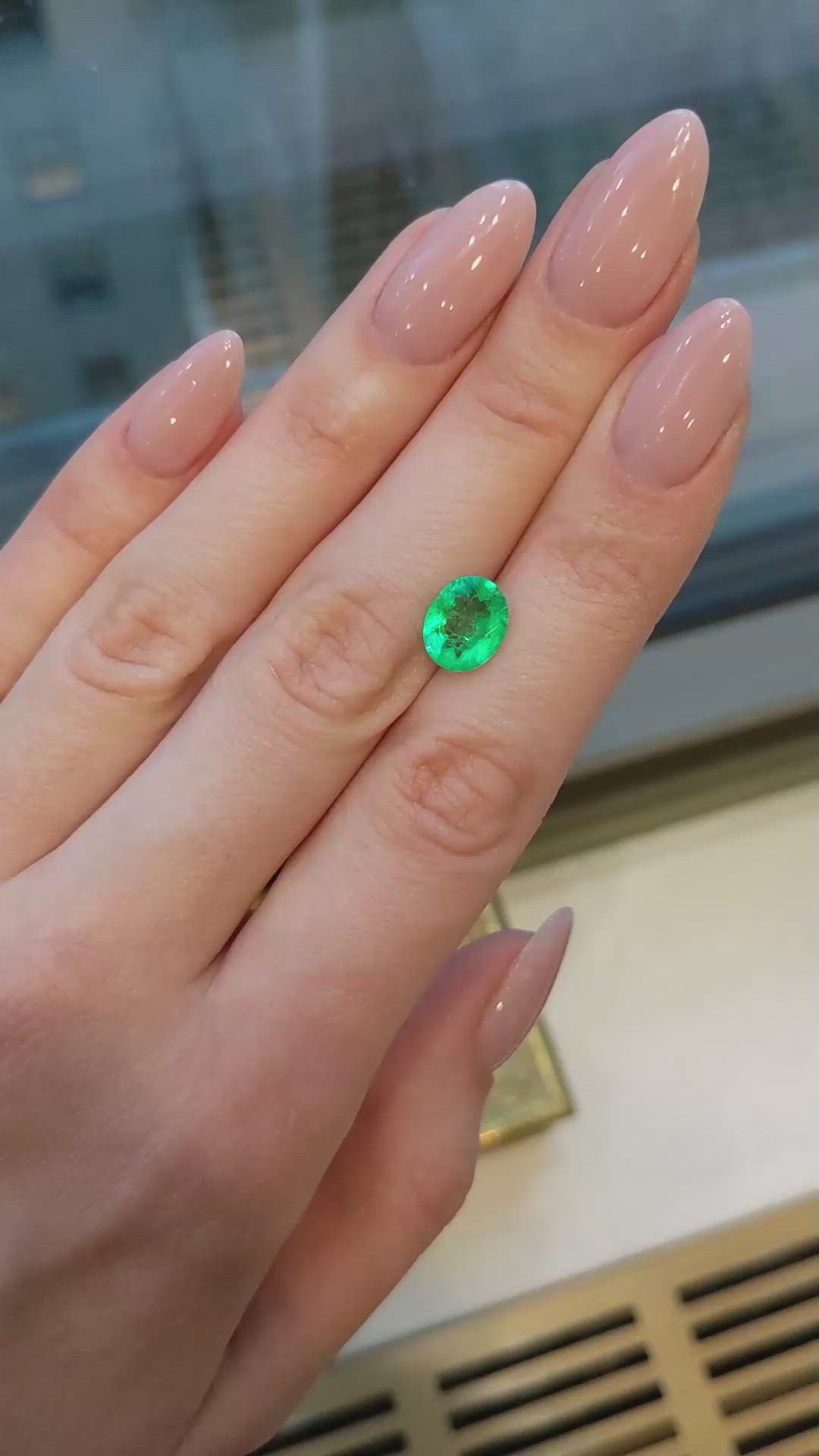 1.91 Ct. Emerald from Colombia Size Video