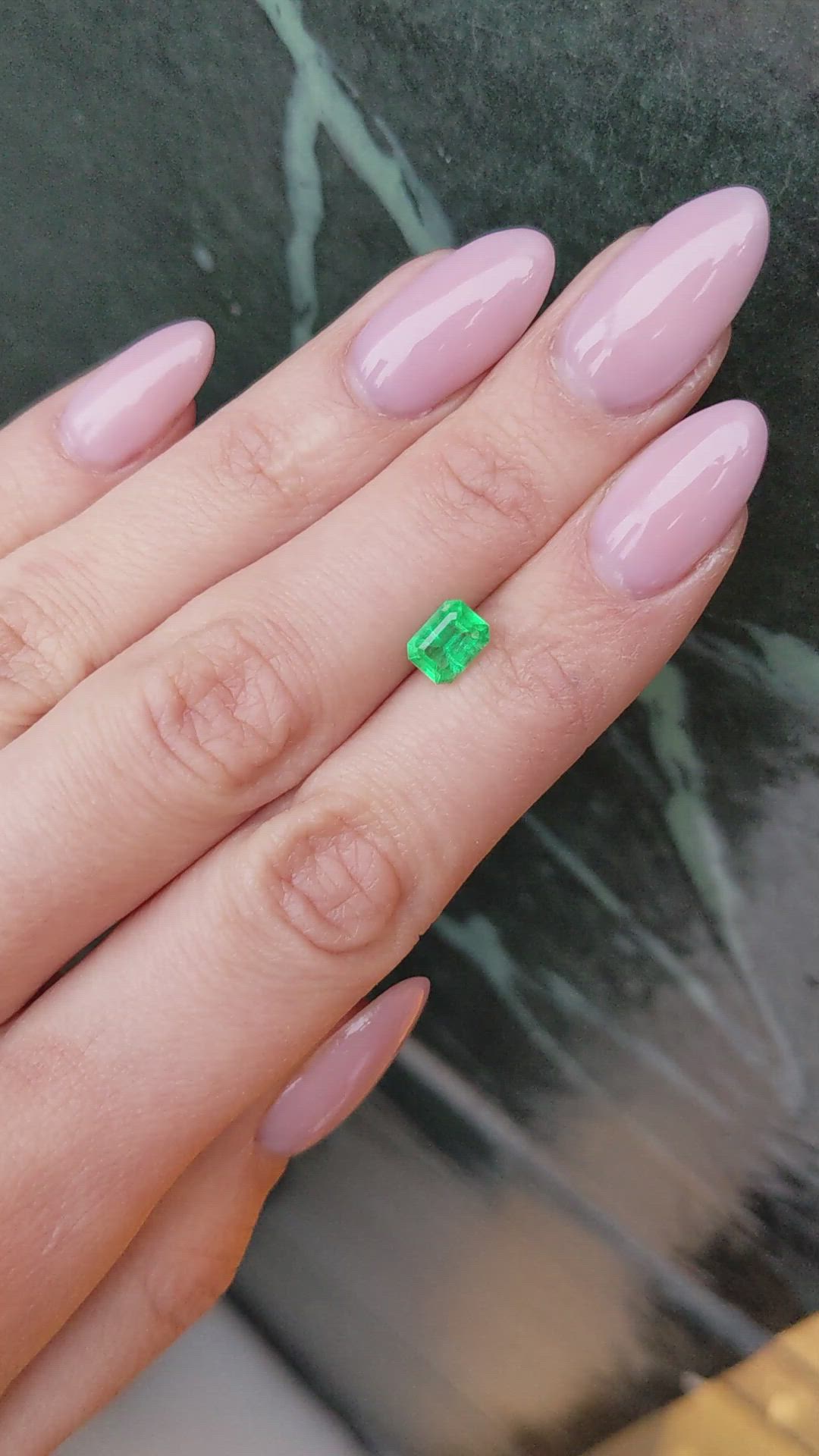 1.03 Ct. Emerald from Afghanistan Size Video