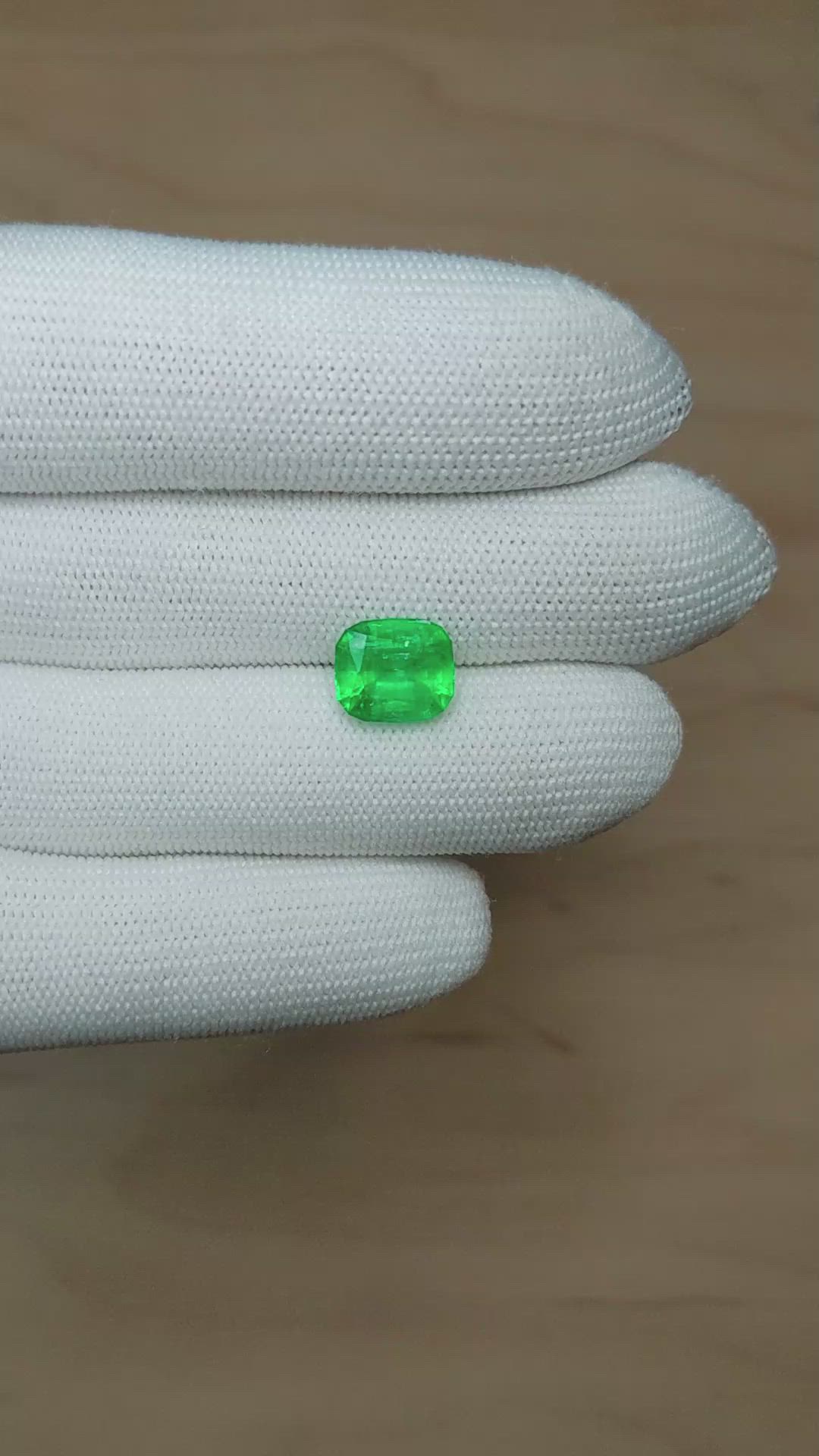 3.76 Ct. Emerald from Afghanistan Size Video