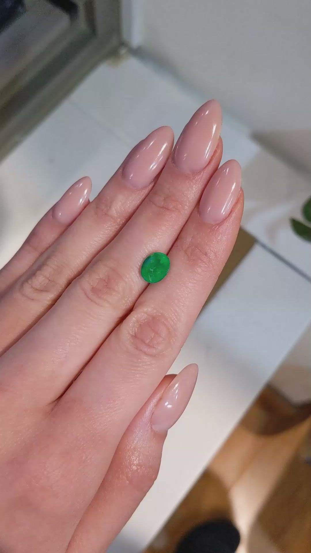 2.74 Ct. Emerald from Afghanistan Size Video