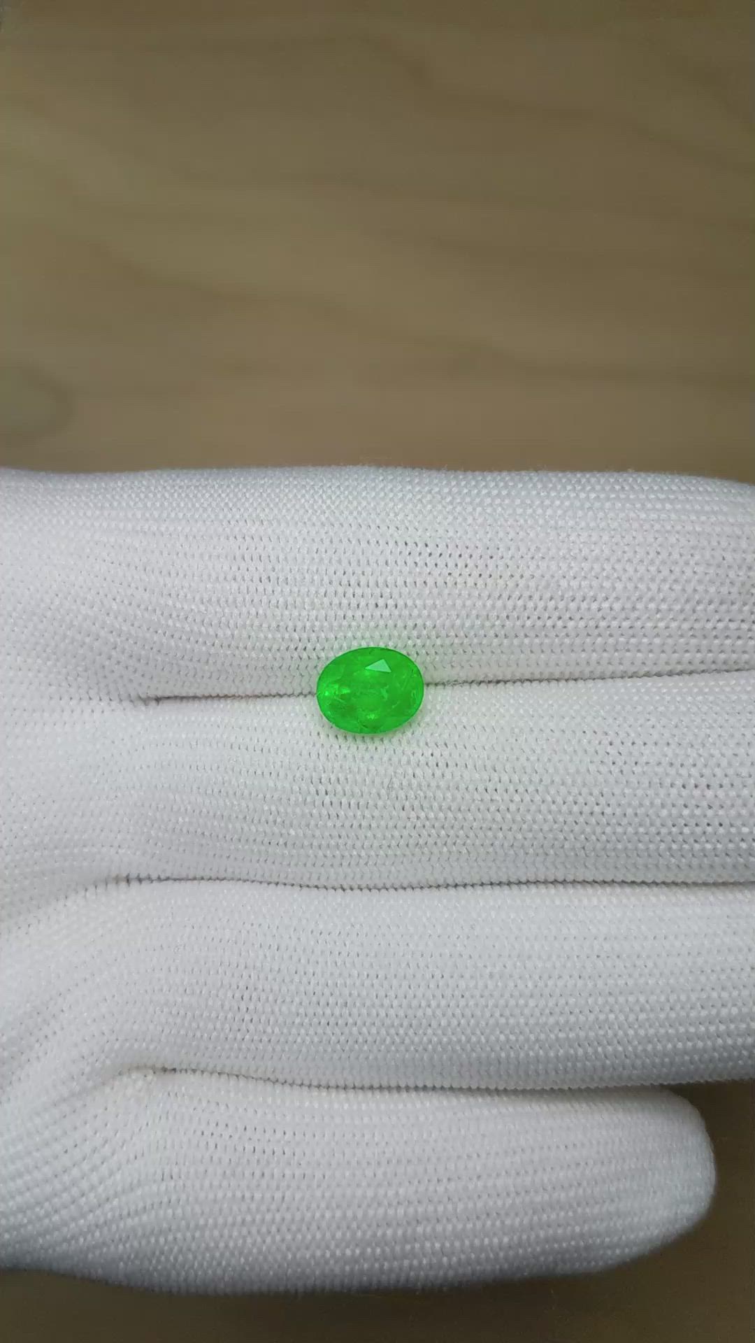 2.74 Ct. Emerald from Afghanistan Size Video