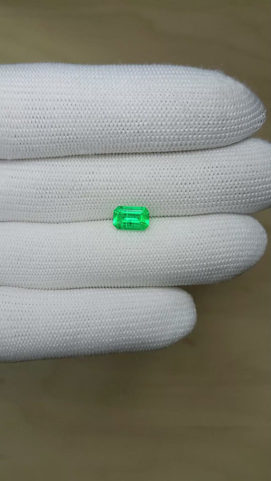 1.48 Ct. Emerald from Afghanistan Size Video