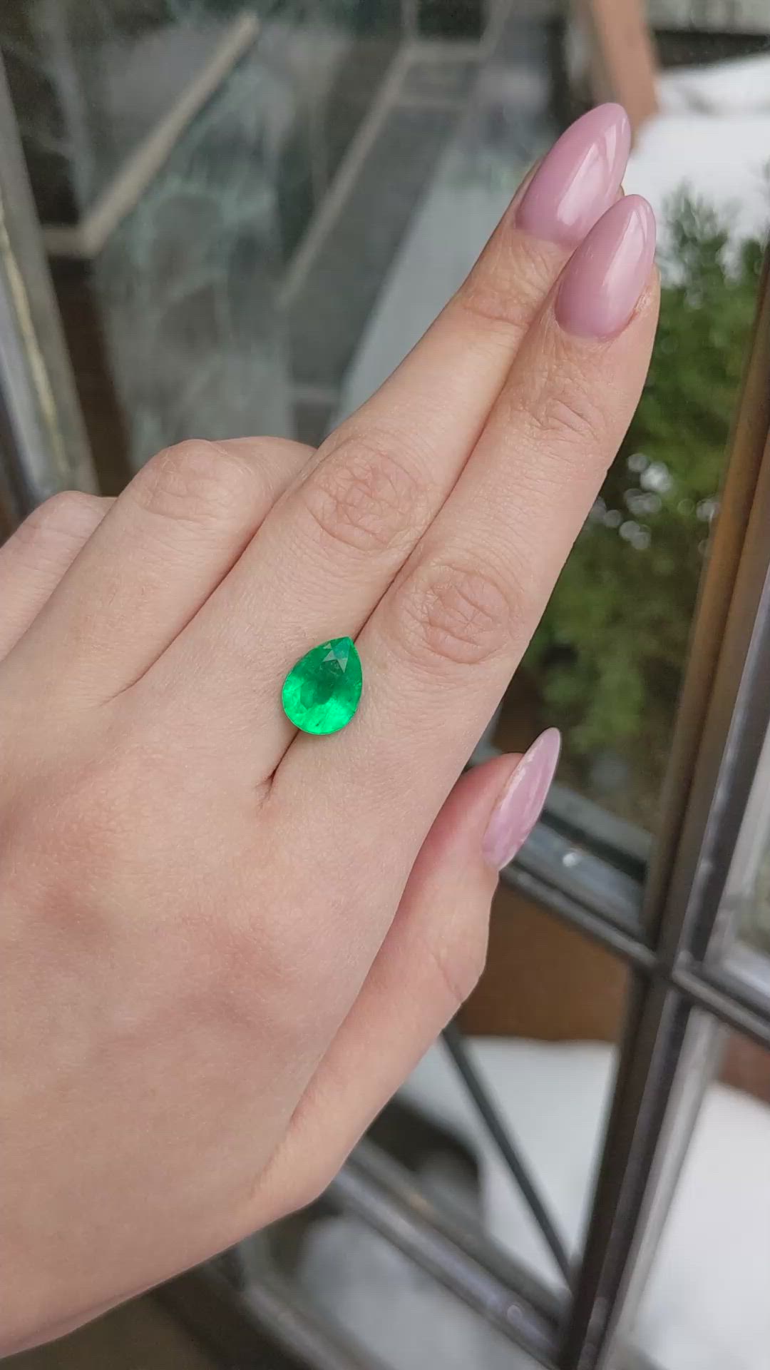 4.03 Ct. Emerald from Afghanistan Size Video