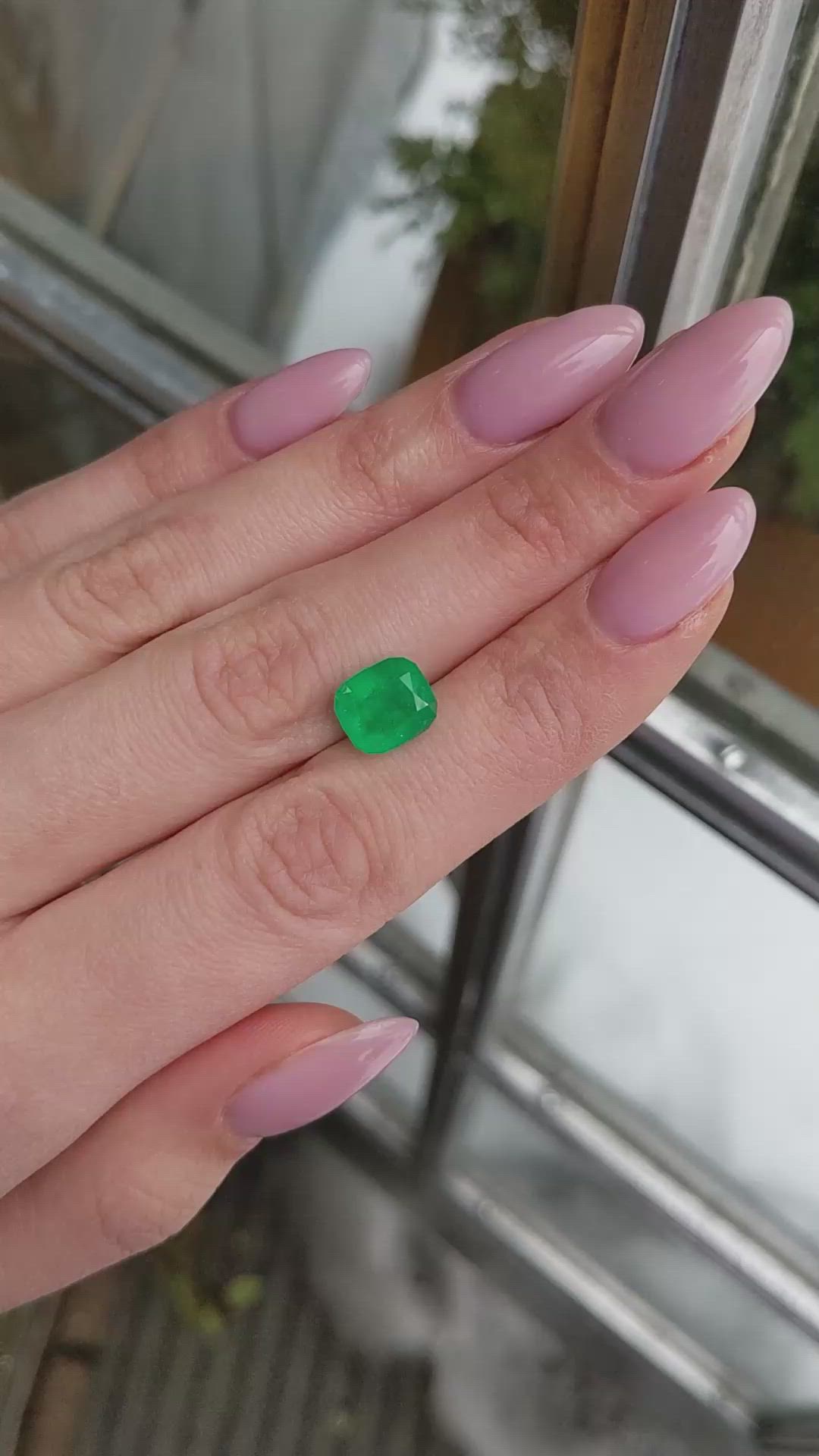 3.43 Ct. Emerald from Afghanistan Size Video