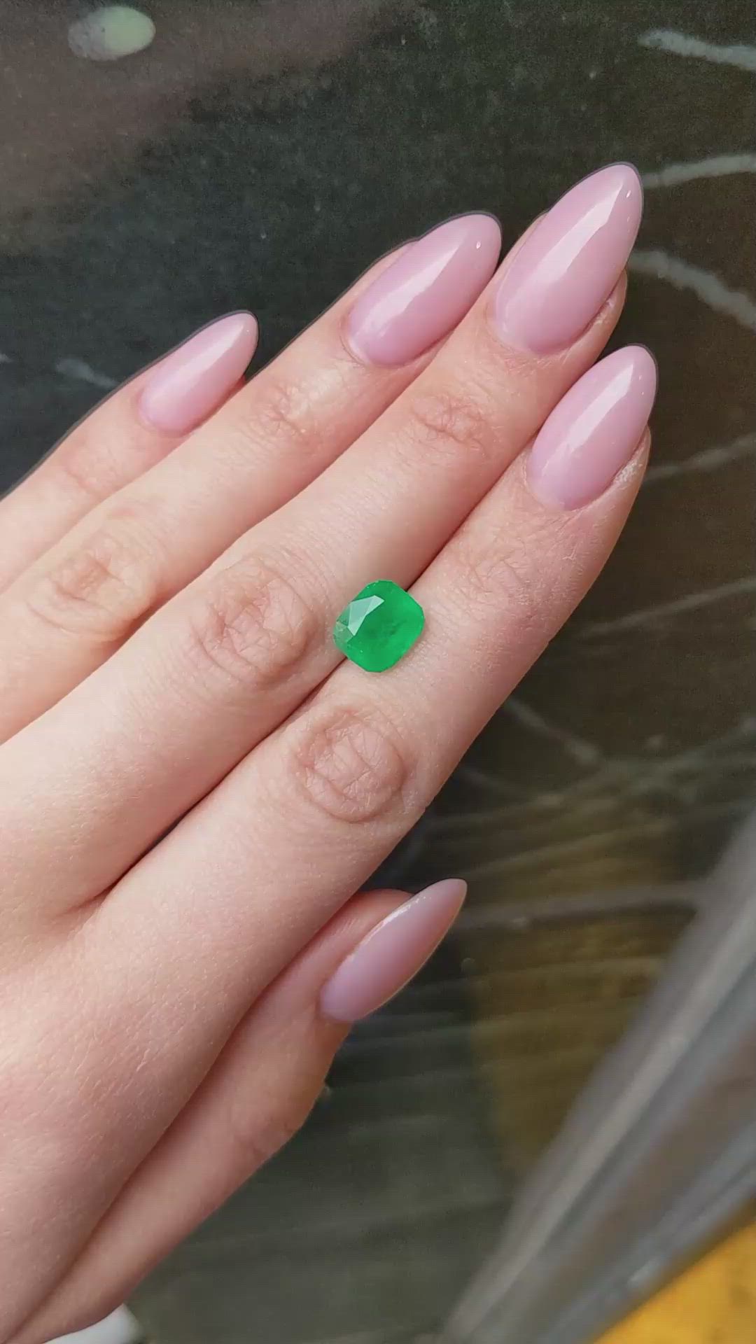 3.43 Ct. Emerald from Afghanistan Size Video