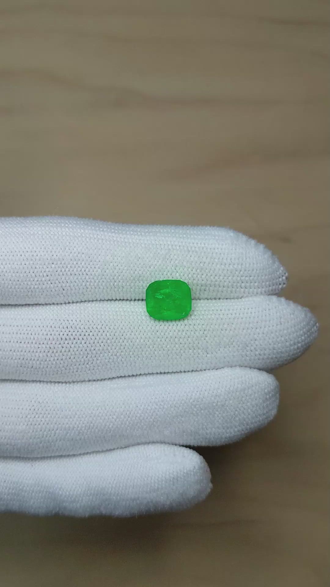 3.43 Ct. Emerald from Afghanistan Size Video