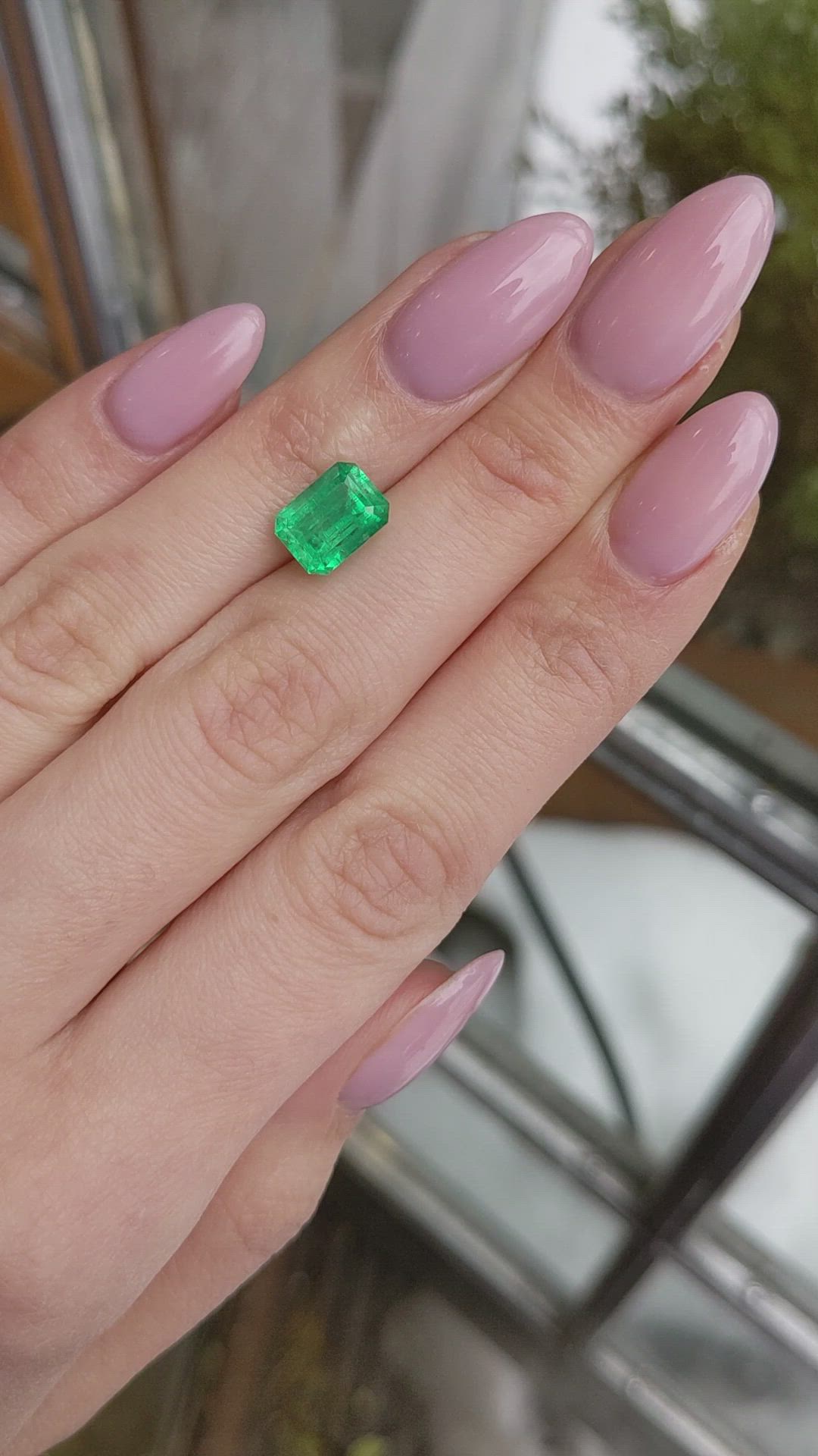3.19 Ct. Emerald from Afghanistan Size Video