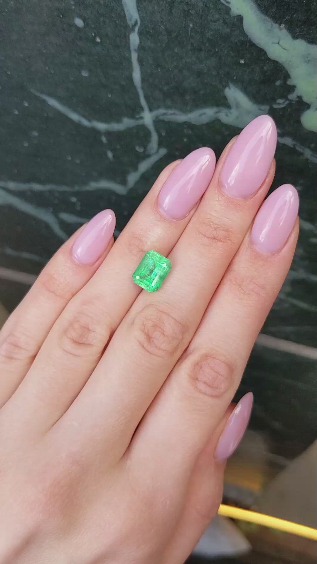 3.88 Ct. Emerald from Afghanistan Size Video
