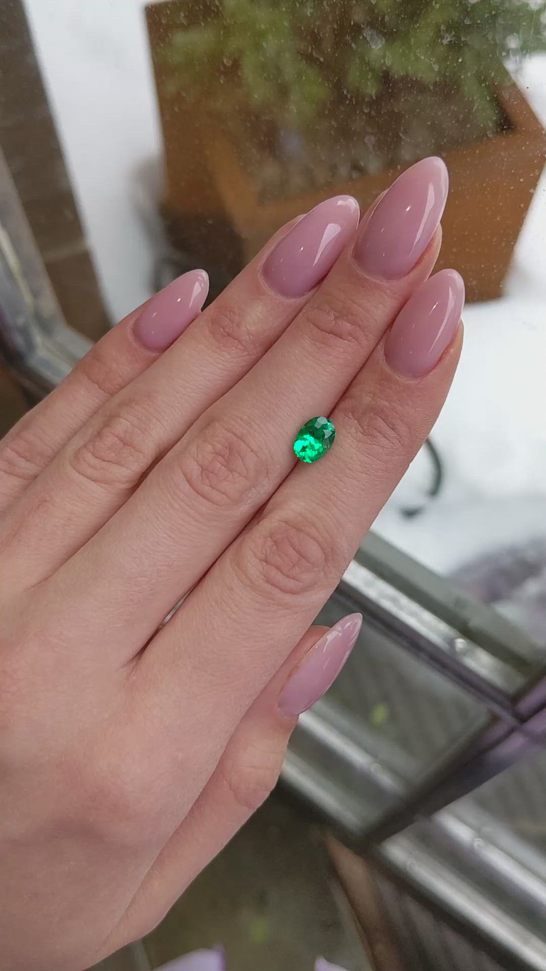 1.22 Ct. Emerald from Colombia - Muzo Size Video