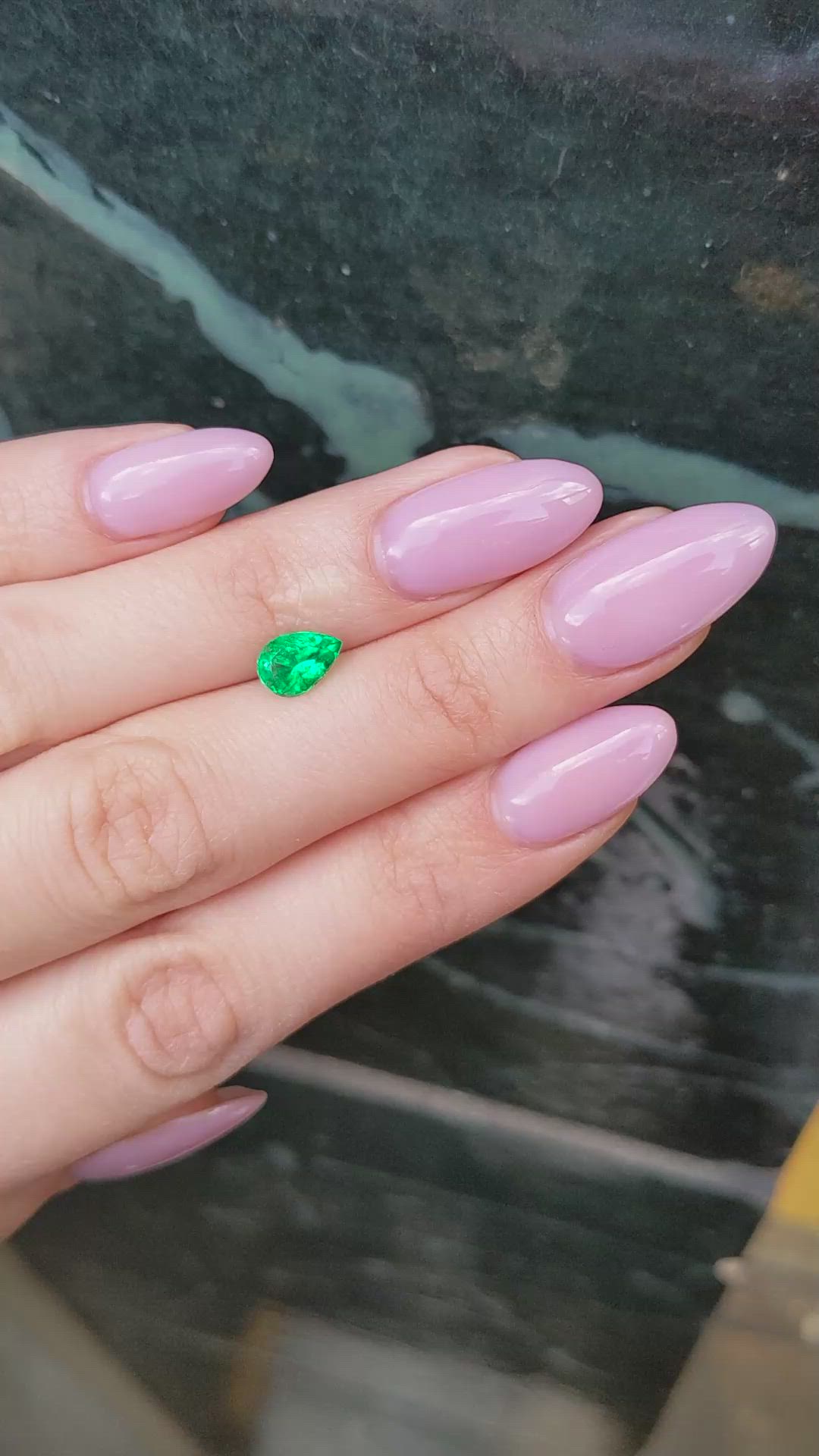 1.08 Ct. Emerald from Colombia Size Video