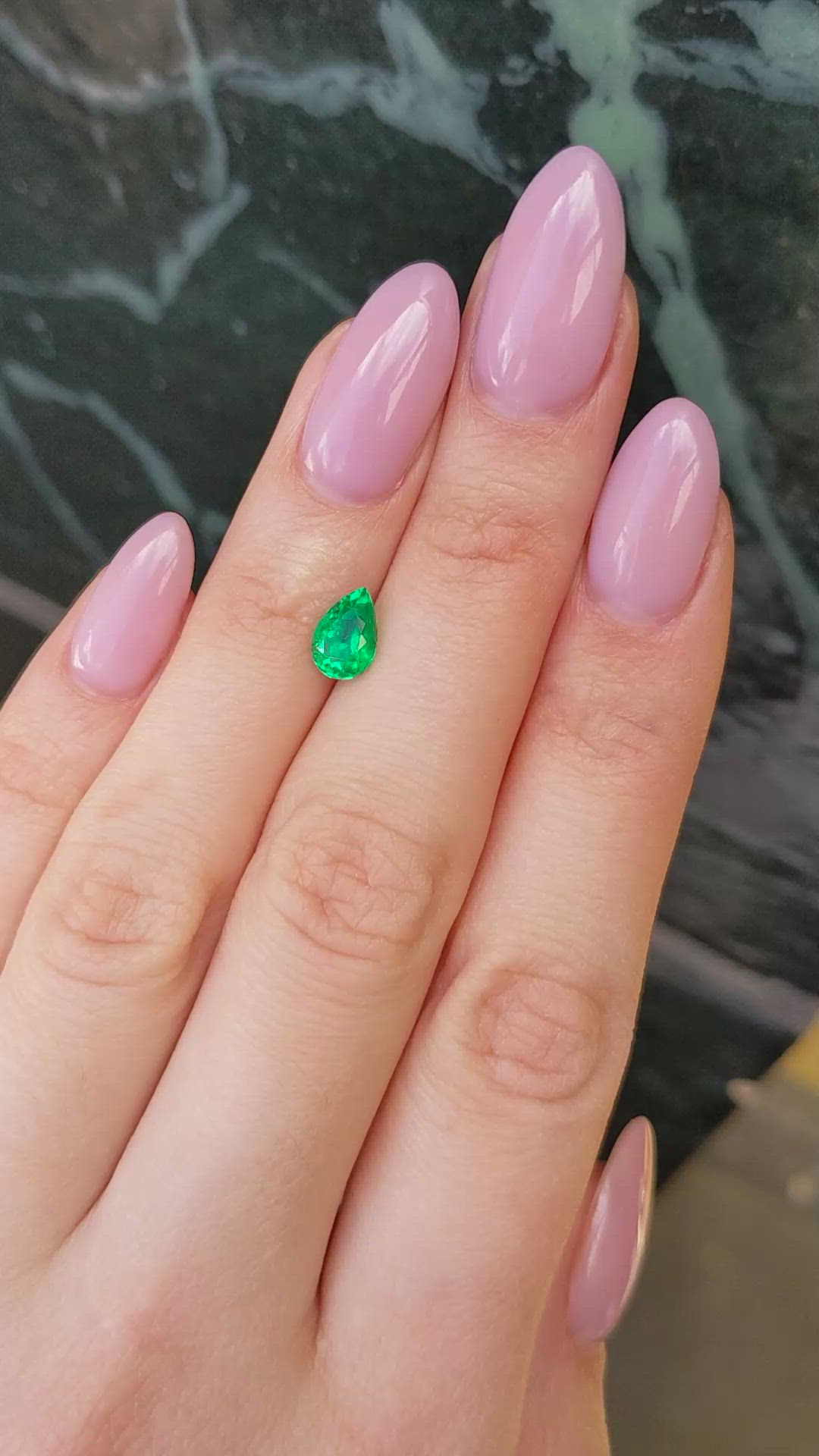 1.08 Ct. Emerald from Colombia Size Video