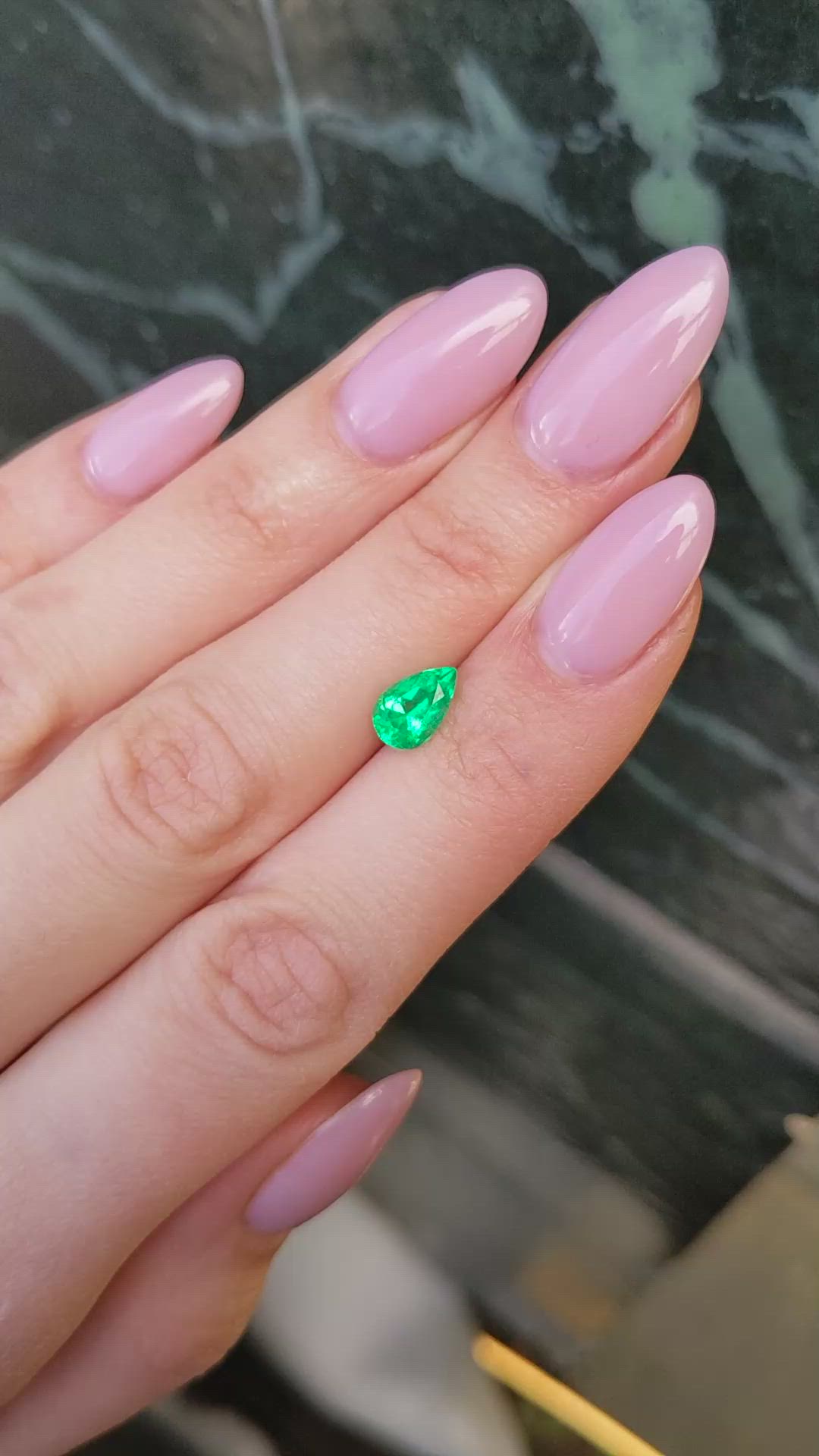 1.18 Ct. Emerald from Colombia Size Video