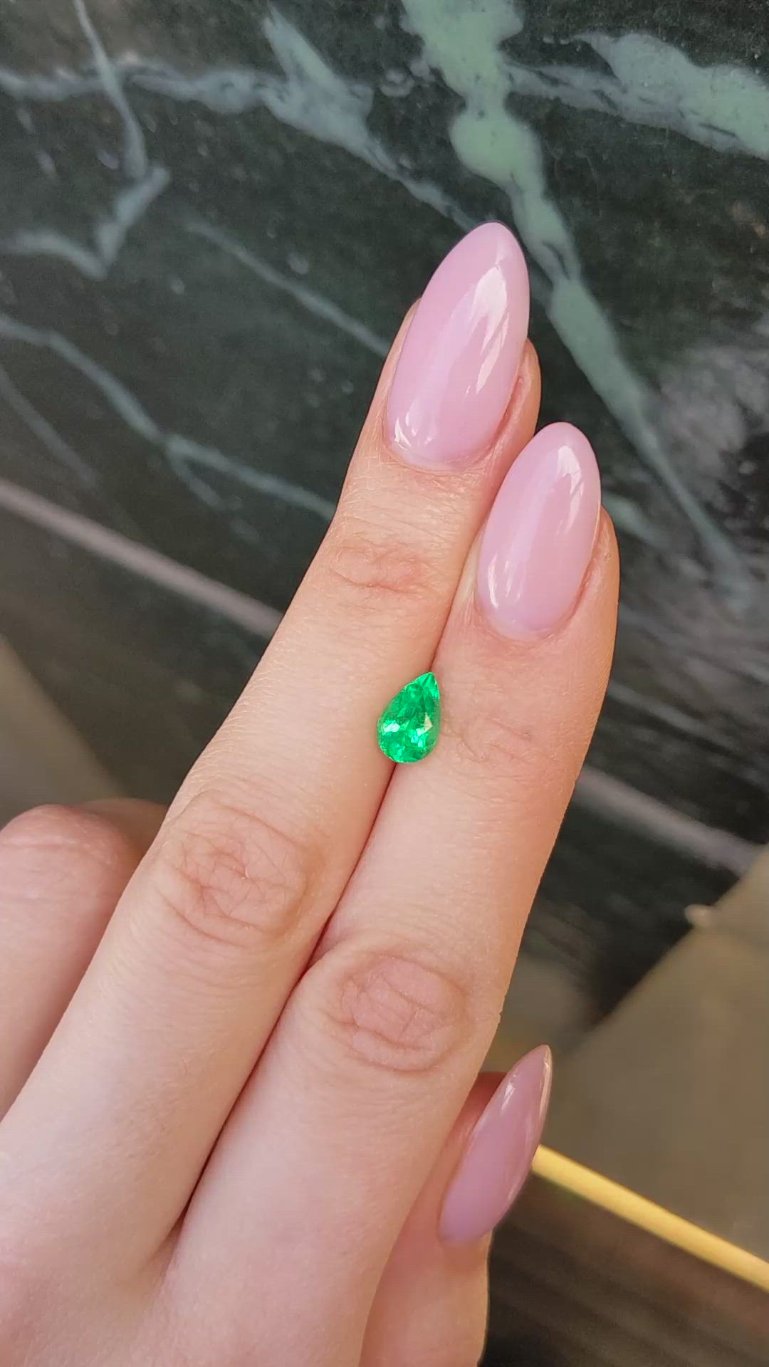 1.18 Ct. Emerald from Colombia Size Video