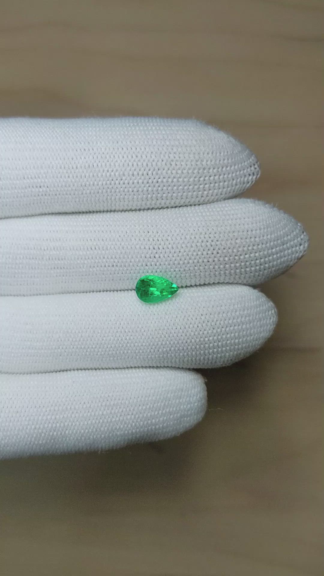 1.18 Ct. Emerald from Colombia Size Video