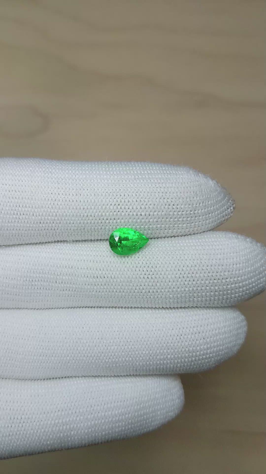 1.97 Ct. Emerald from Colombia Size Video