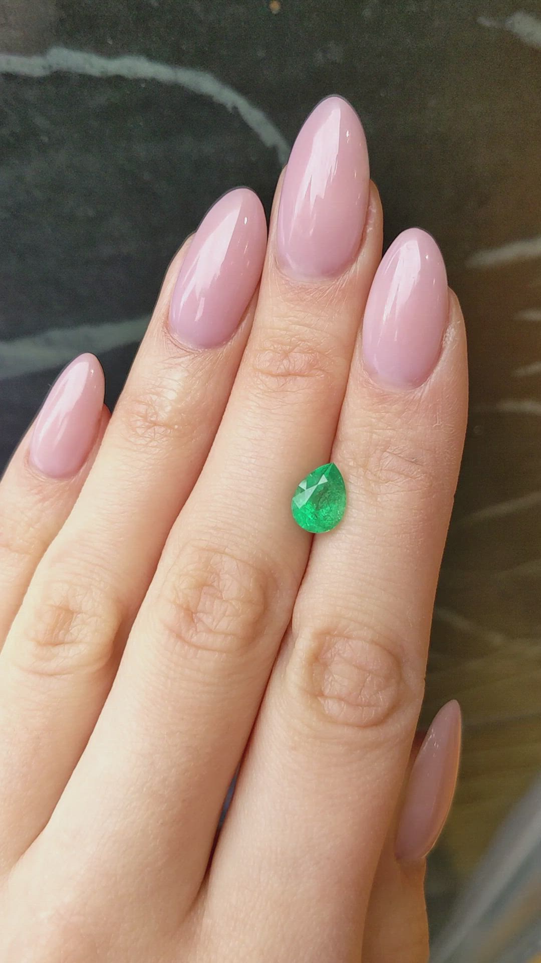 1.32 Ct. Emerald from Colombia Size Video