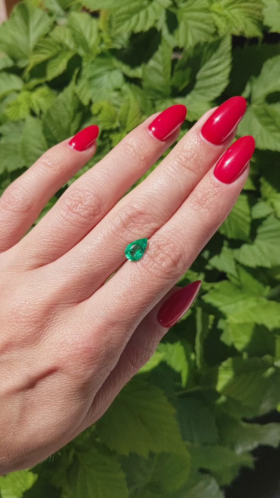 1.13 Ct. Emerald from Colombia Size Video