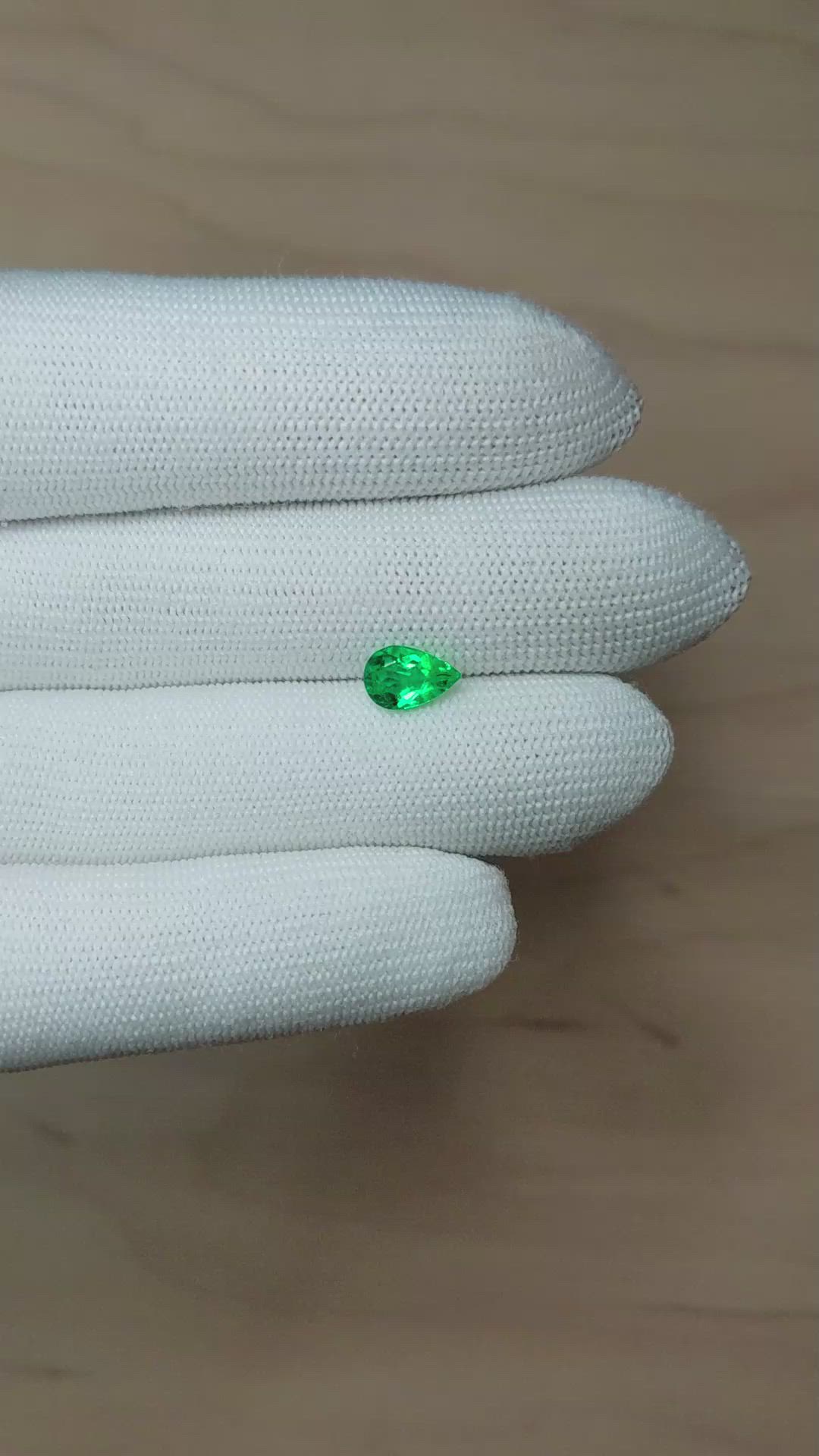 1.13 Ct. Emerald from Colombia Size Video