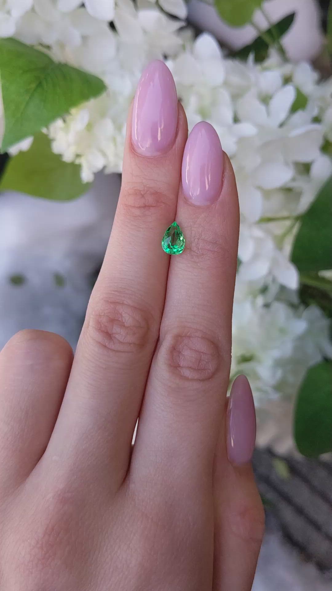 1.01 Ct. Emerald from Colombia Size Video