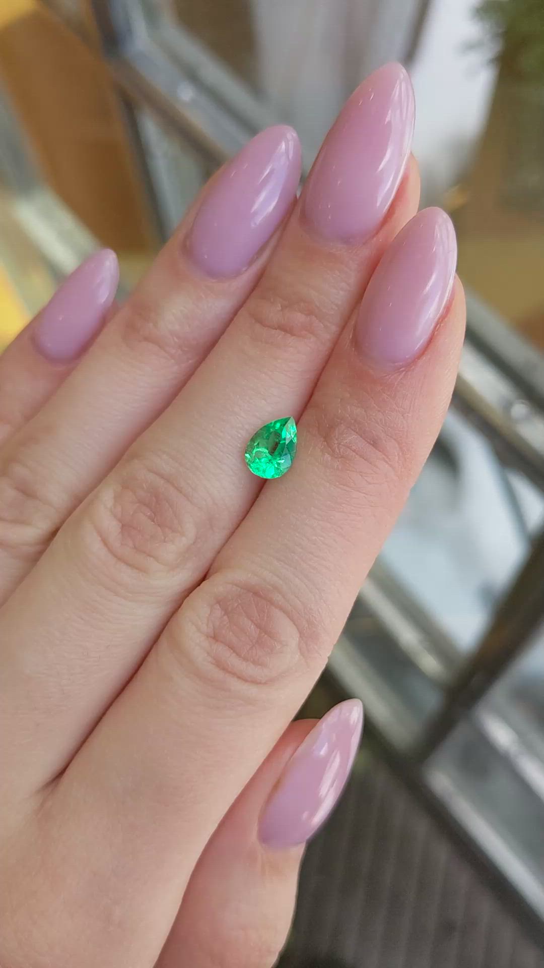 1.17 Ct. Emerald from Colombia Size Video