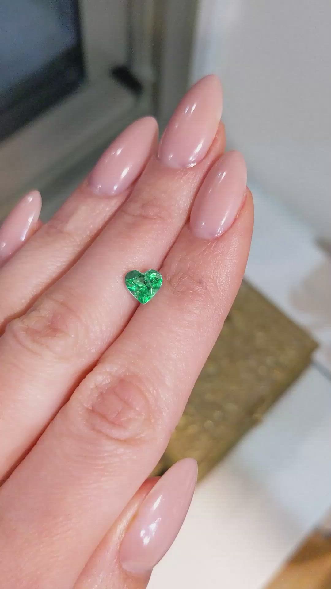 1.08 Ct. Emerald from Colombia Size Video