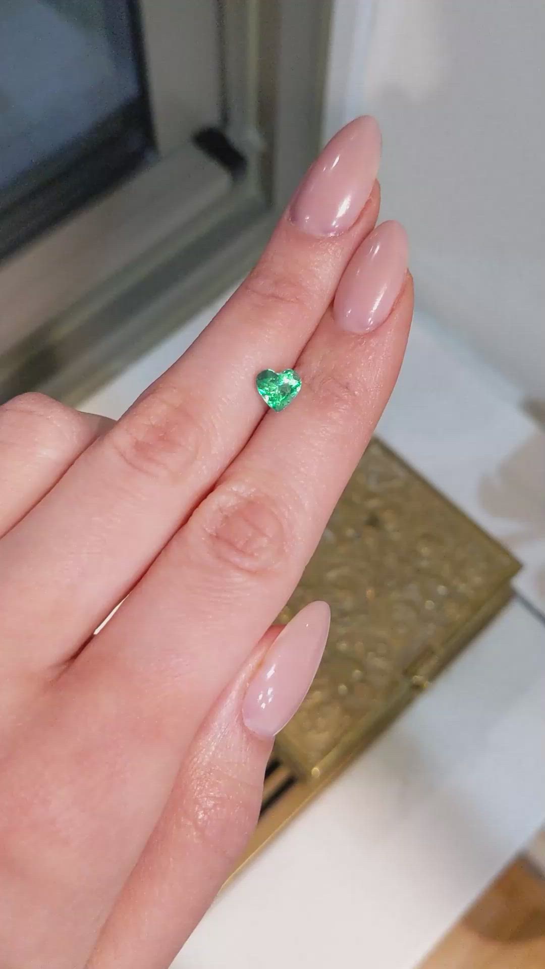 1.08 Ct. Emerald from Colombia Size Video
