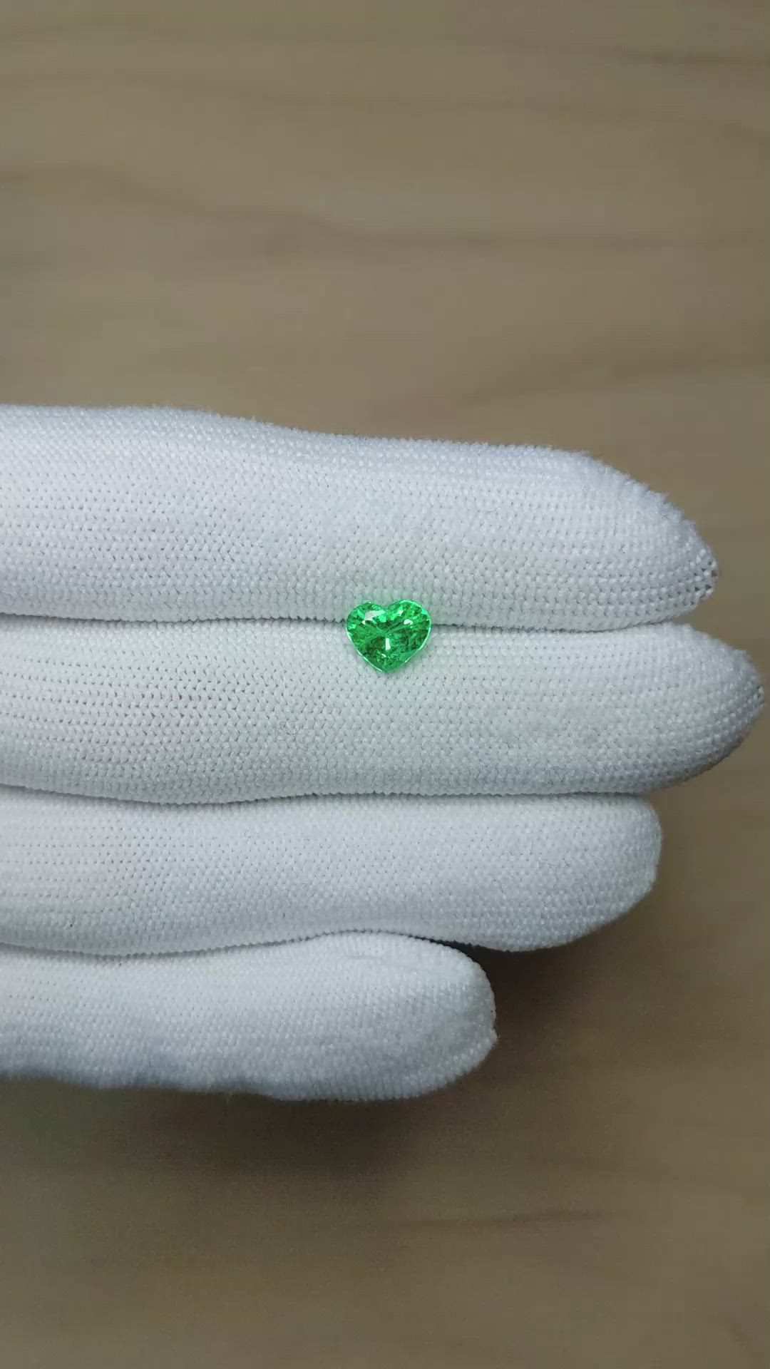 1.19 Ct. Emerald from Colombia Size Video