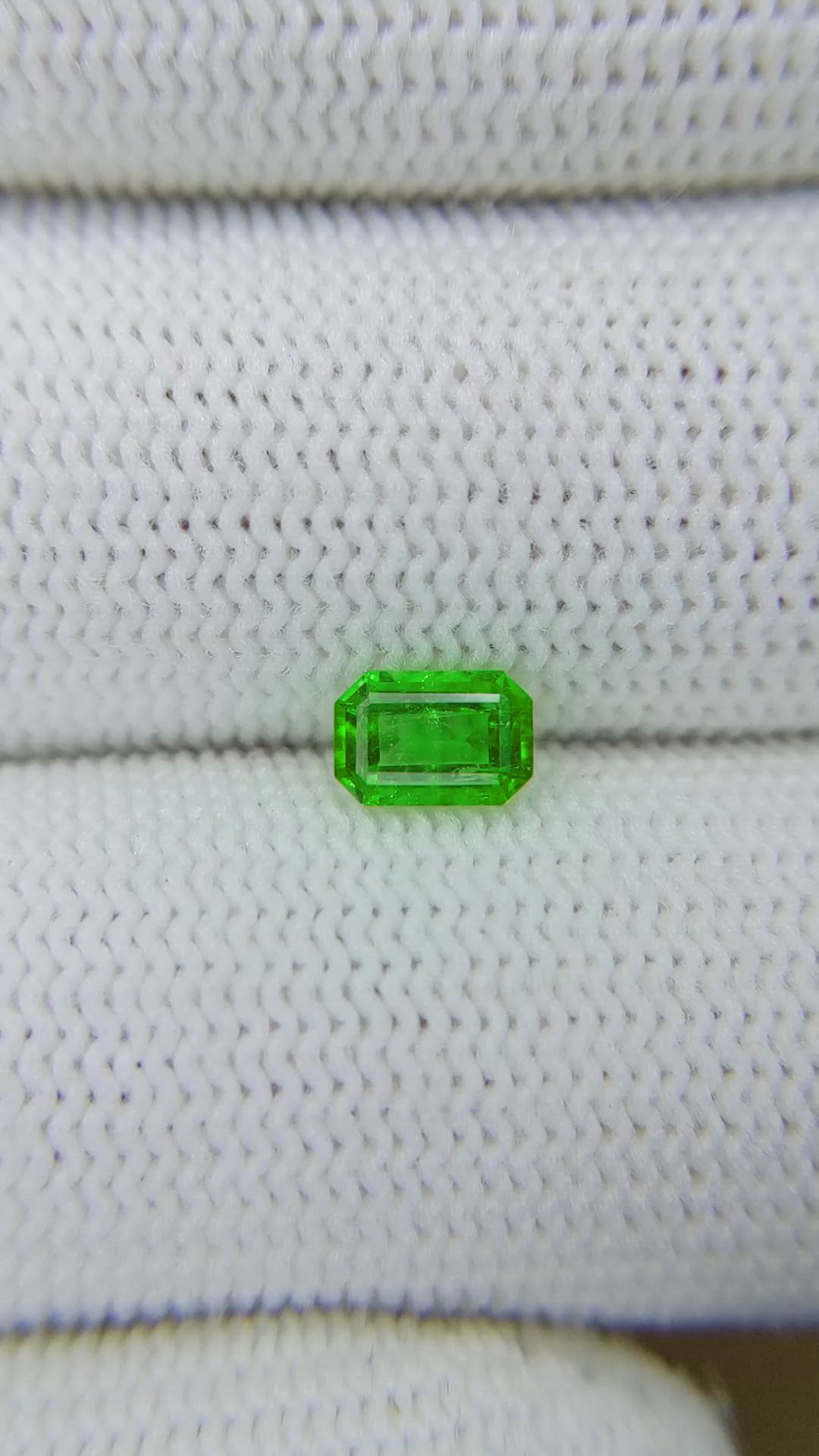 0.54 Ct. Emerald from Afghanistan Size Video