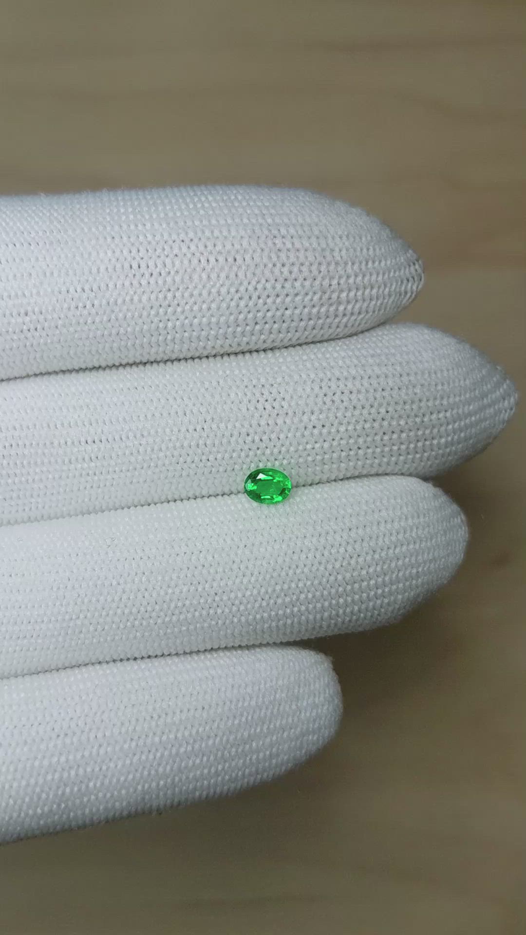 0.31 Ct. Emerald from Afghanistan Size Video