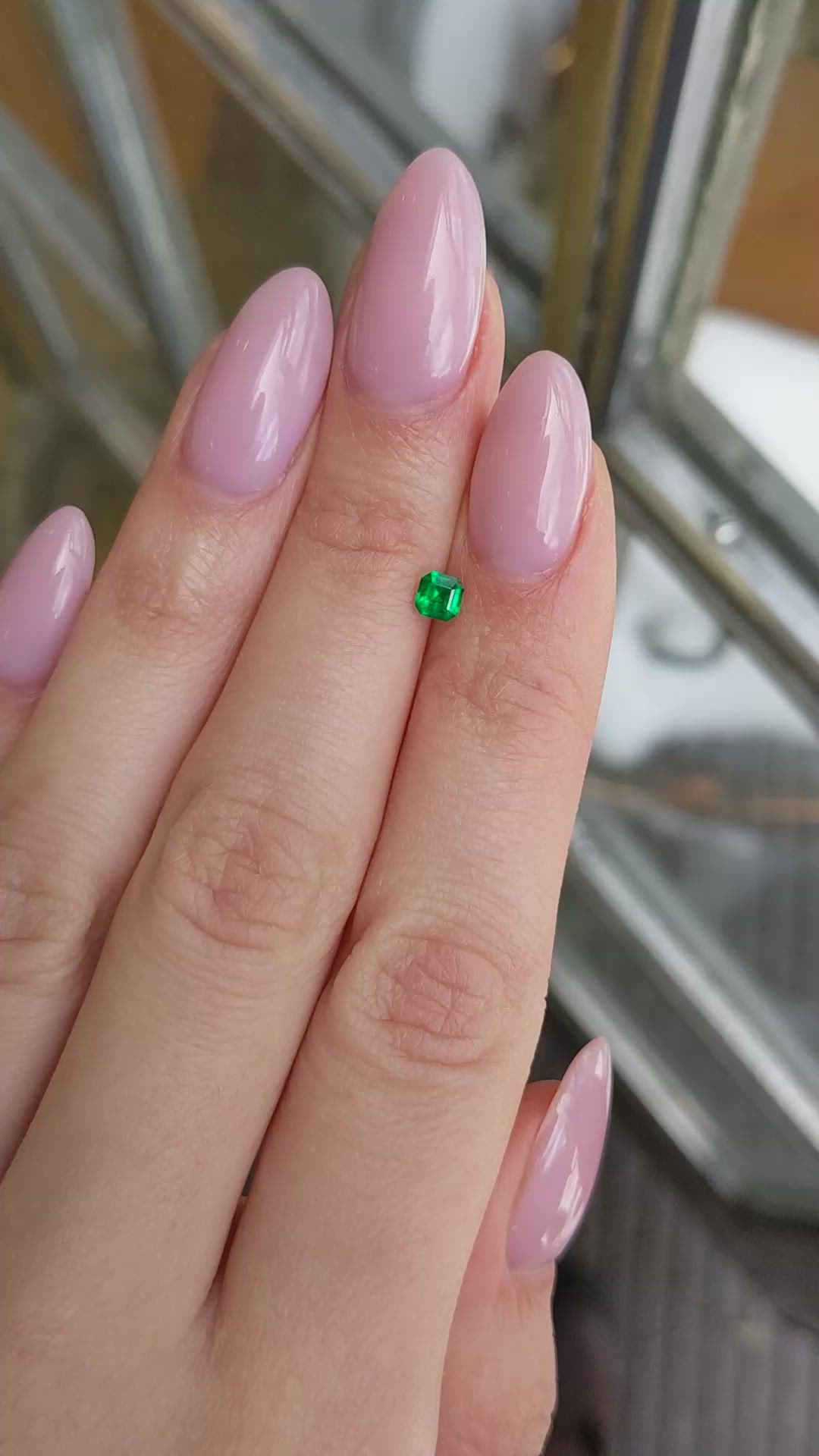 0.26 Ct. Emerald from Afghanistan Size Video