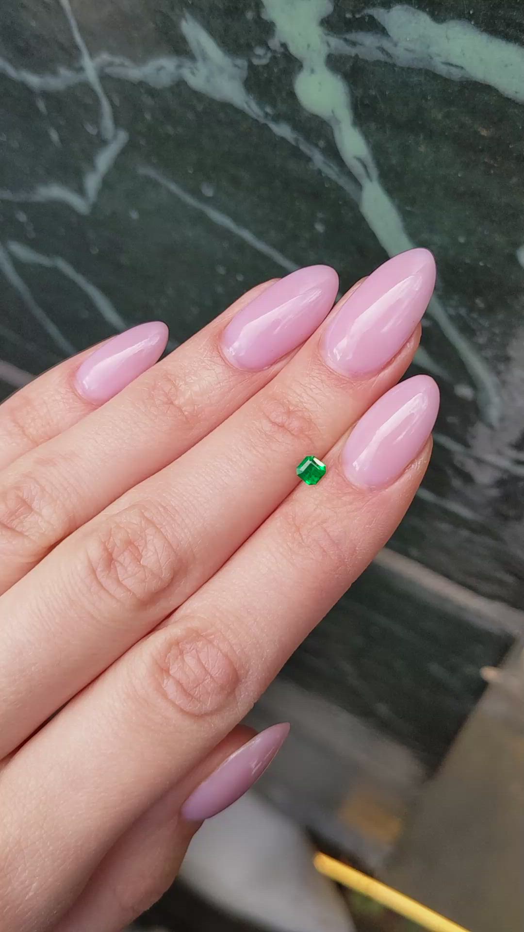 0.26 Ct. Emerald from Afghanistan Size Video