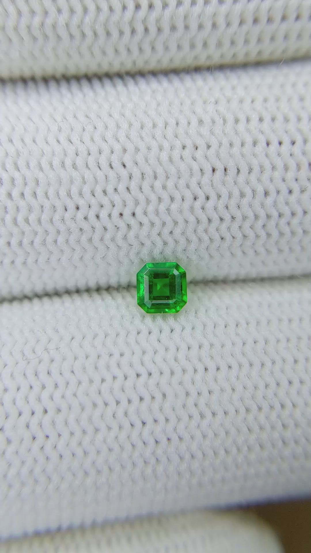 0.26 Ct. Emerald from Afghanistan Size Video