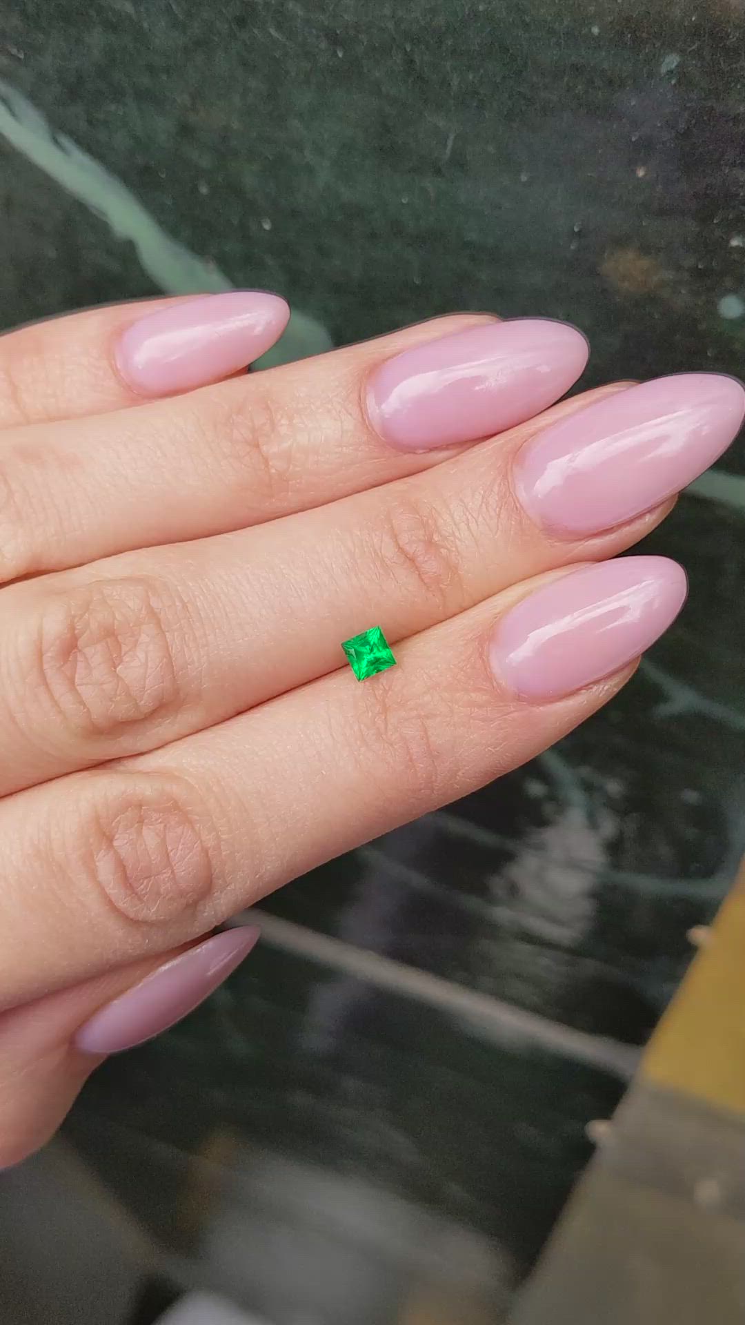 0.35 Ct. Emerald from Afghanistan Size Video