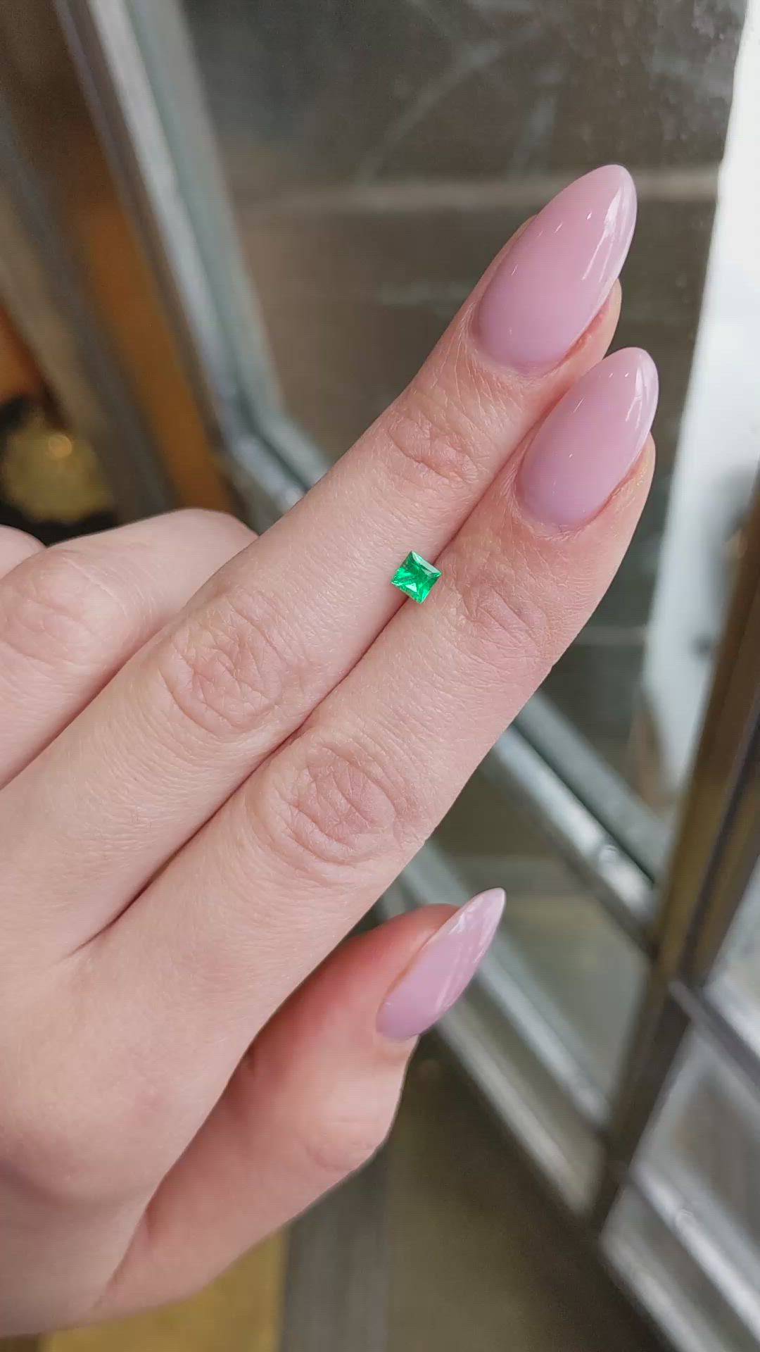 0.35 Ct. Emerald from Afghanistan Size Video