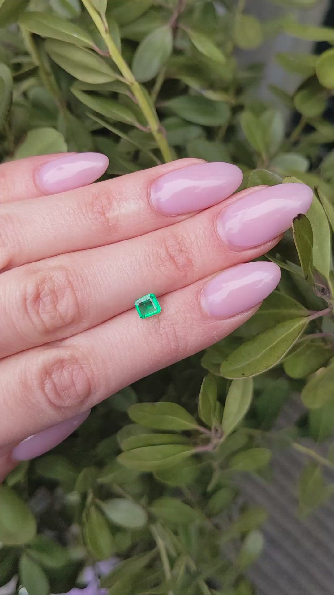 0.69 Ct. Emerald from Afghanistan Size Video