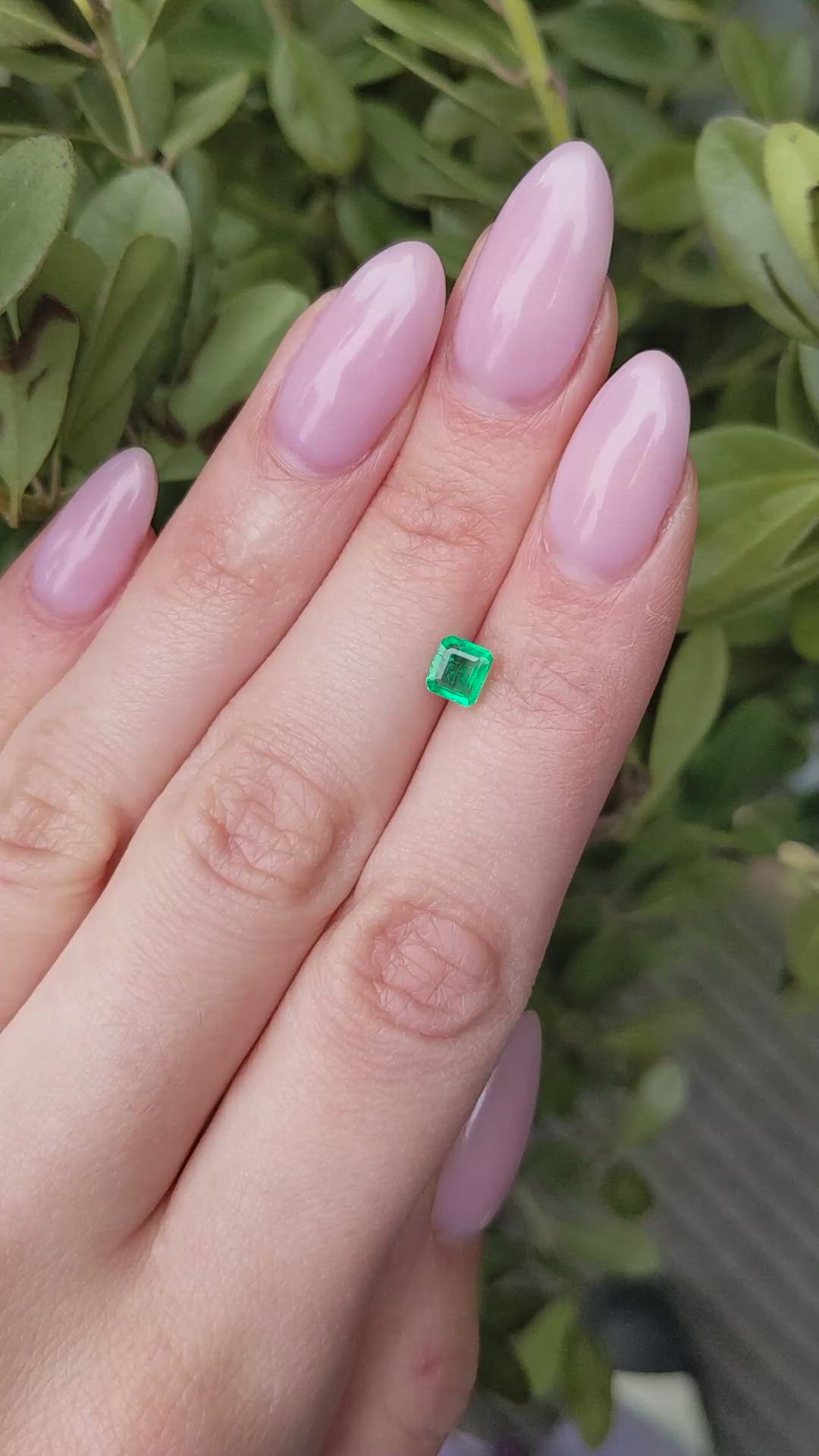 0.69 Ct. Emerald from Afghanistan Size Video