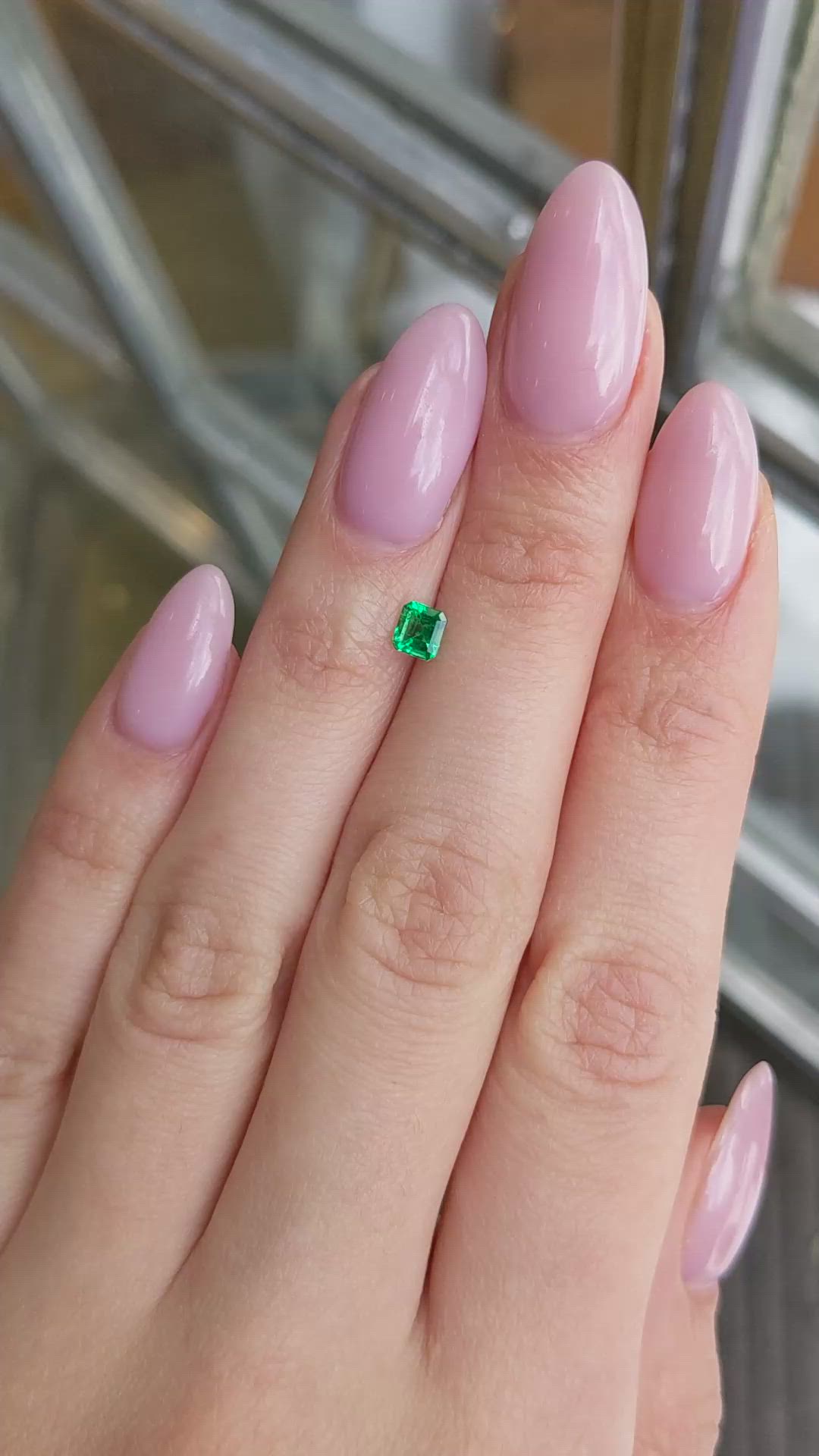 0.40 Ct. Emerald from Afghanistan Size Video