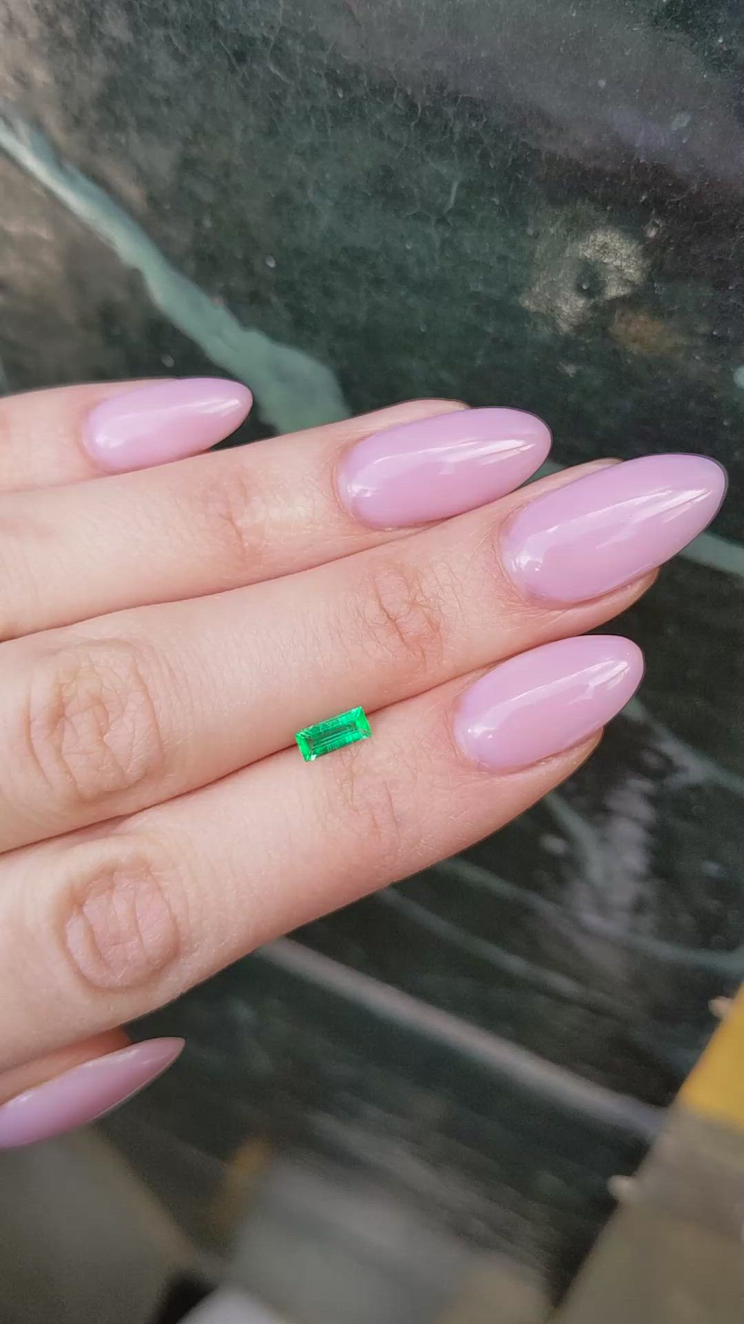 0.33 Ct. Emerald from Afghanistan Size Video