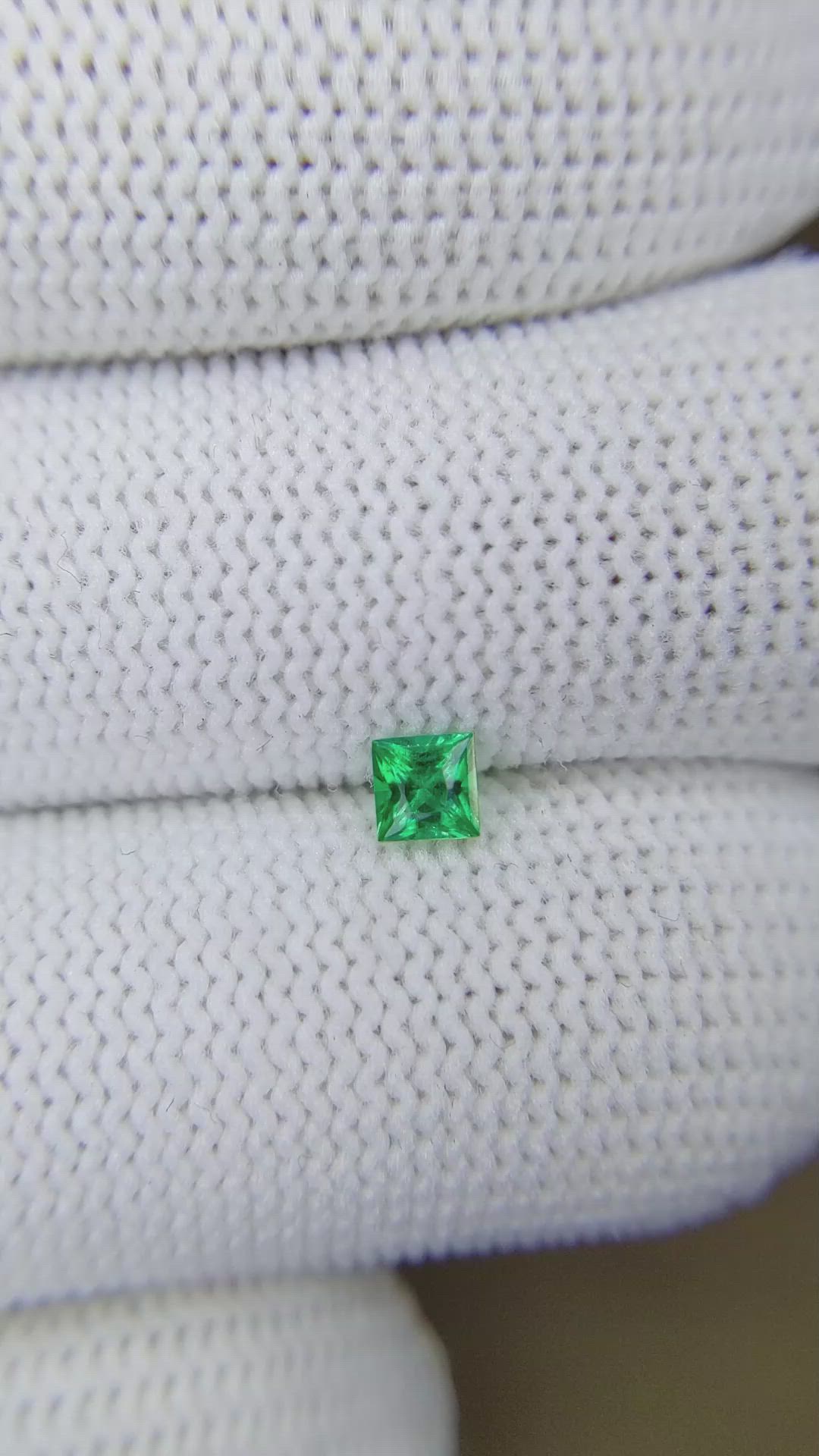 0.24 Ct. Emerald from Afghanistan Size Video