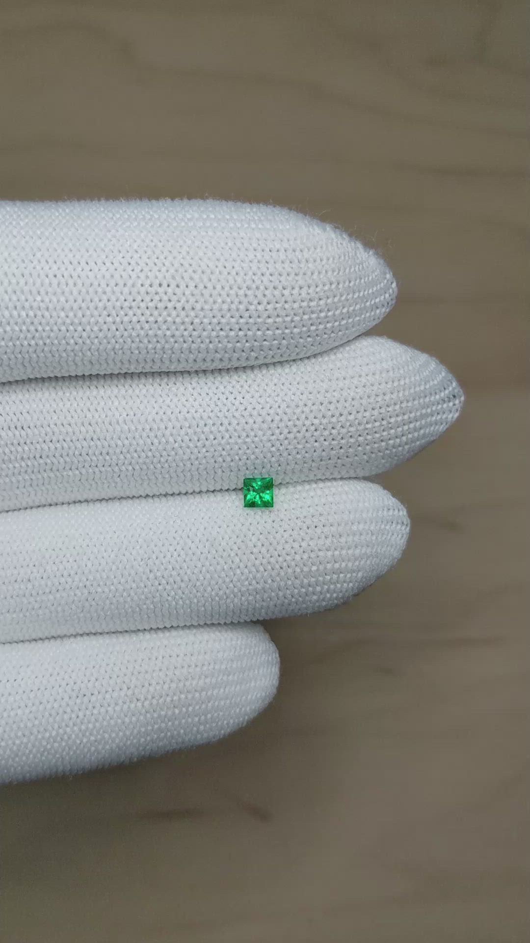 0.24 Ct. Emerald from Afghanistan Size Video