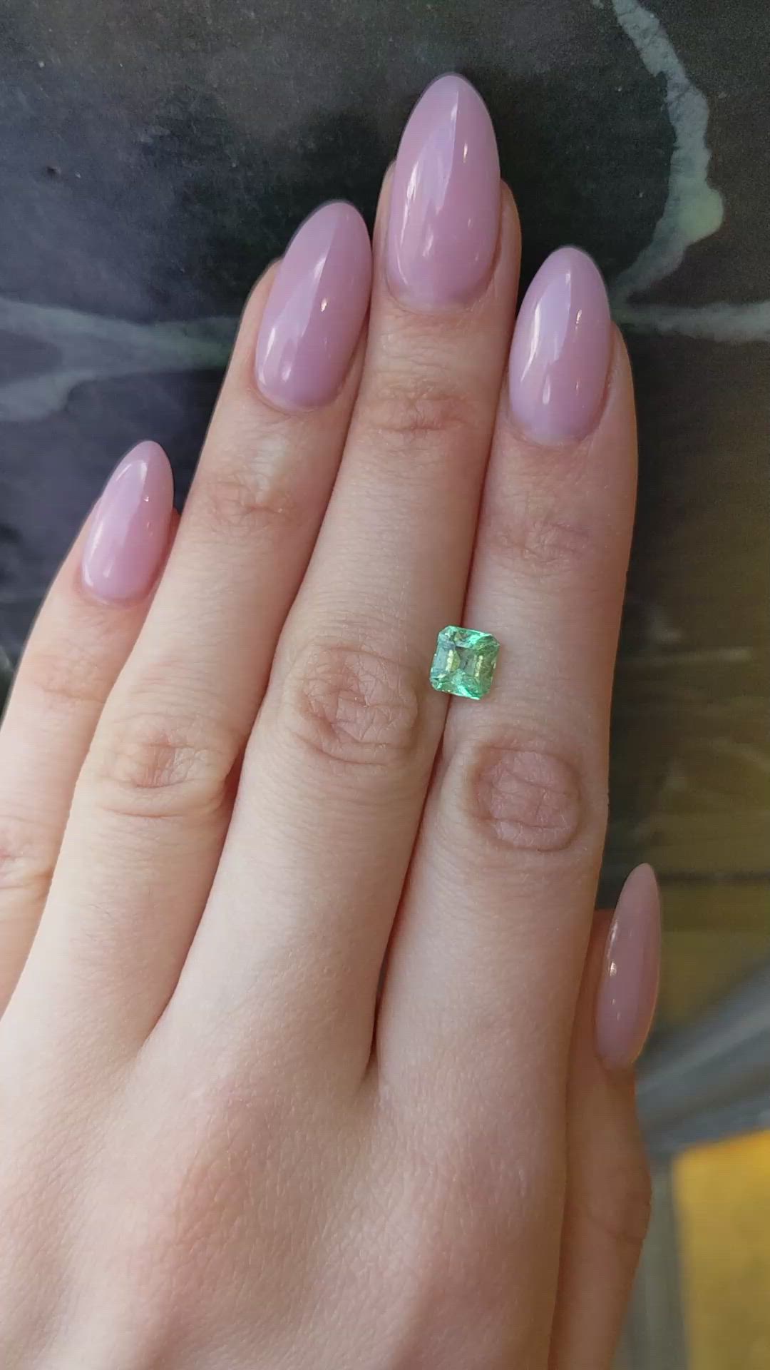 1.32 Ct. Emerald from Afghanistan Size Video