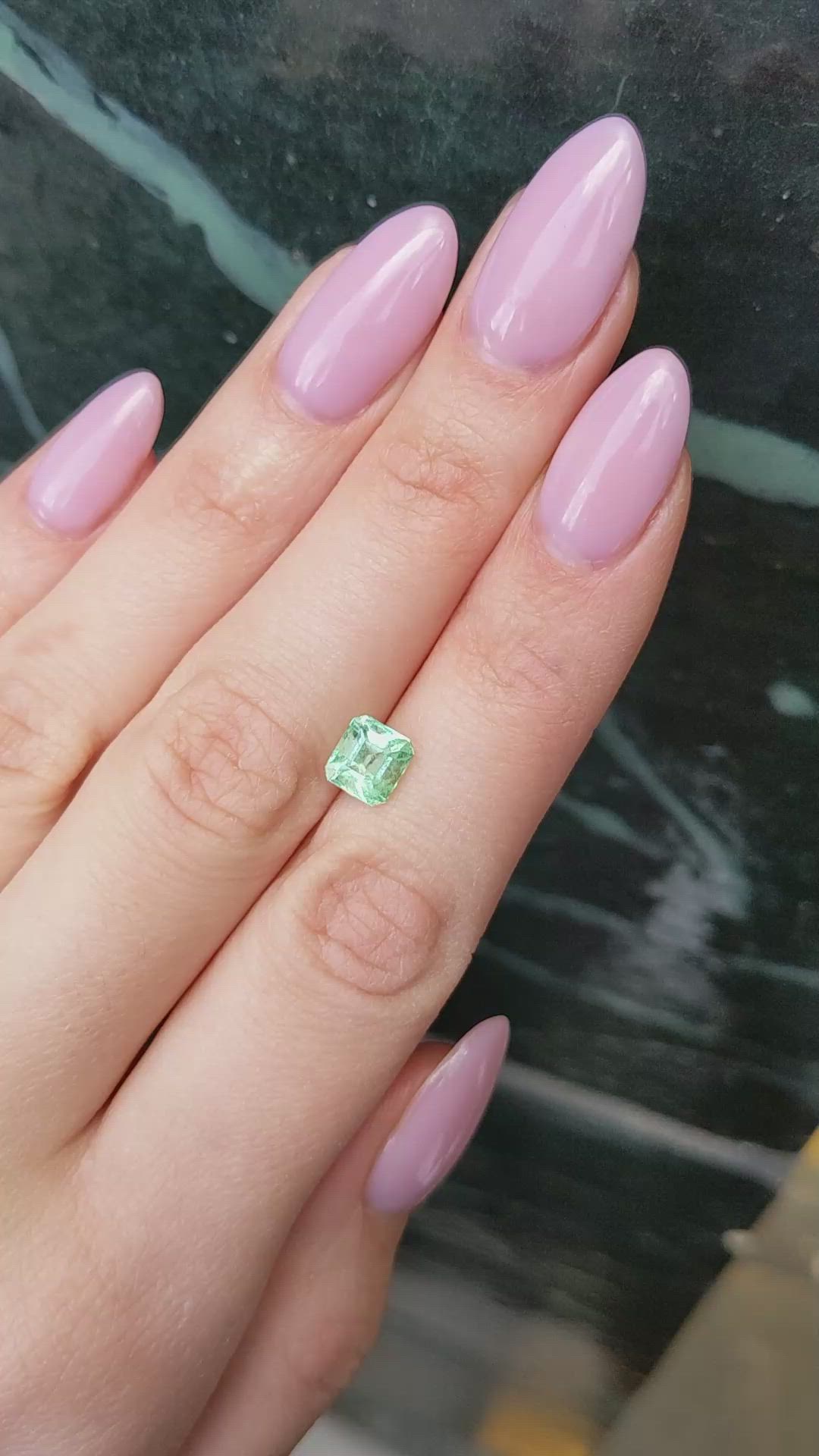 1.32 Ct. Emerald from Afghanistan Size Video
