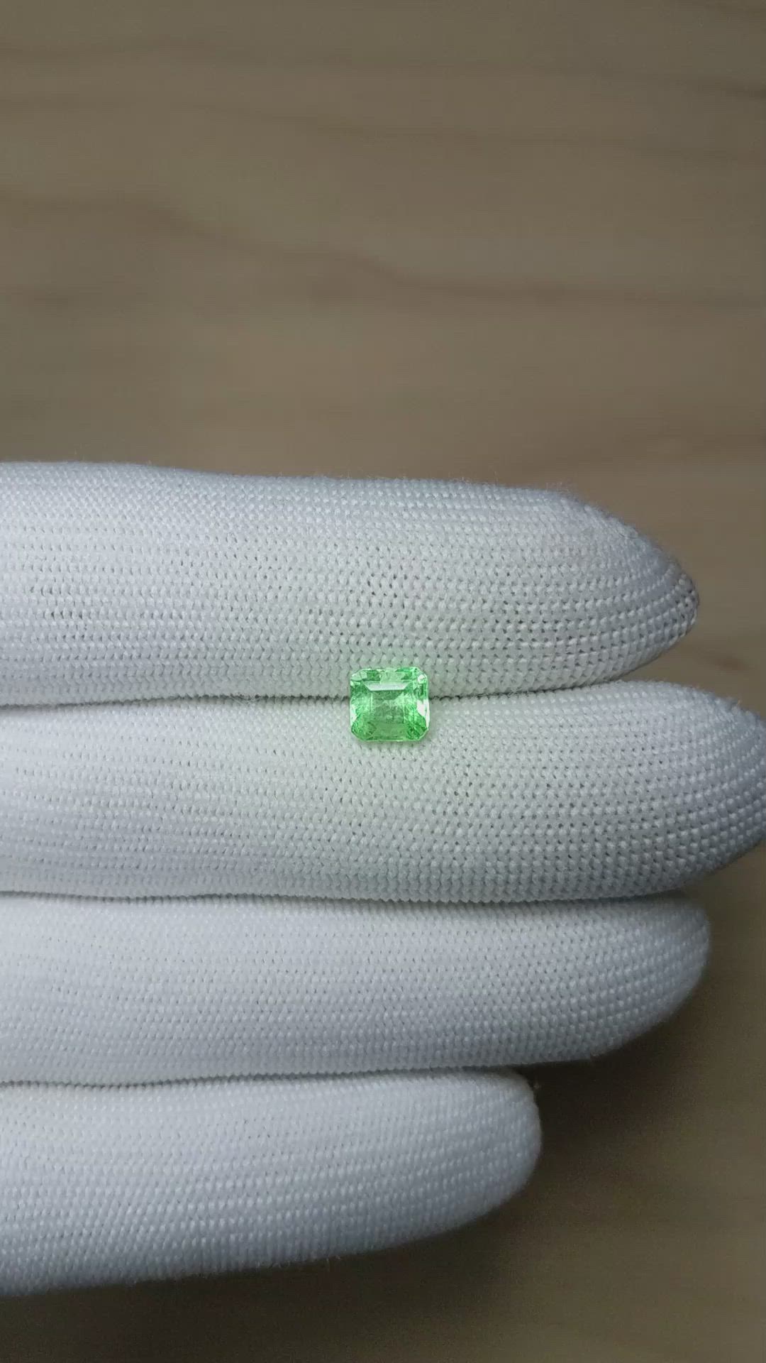 1.32 Ct. Emerald from Afghanistan Size Video